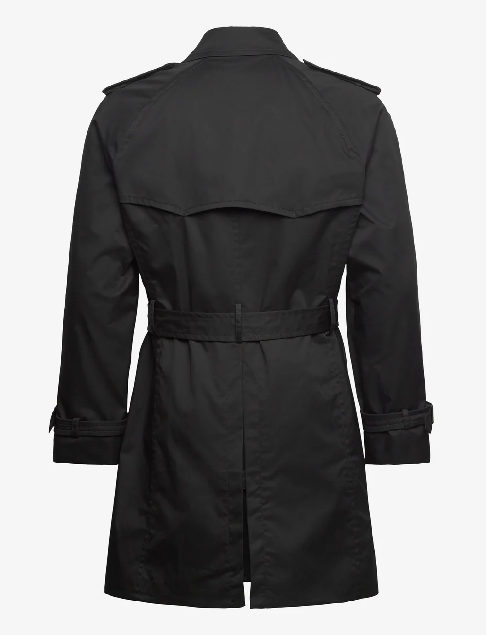 Black trench coat belt on sale