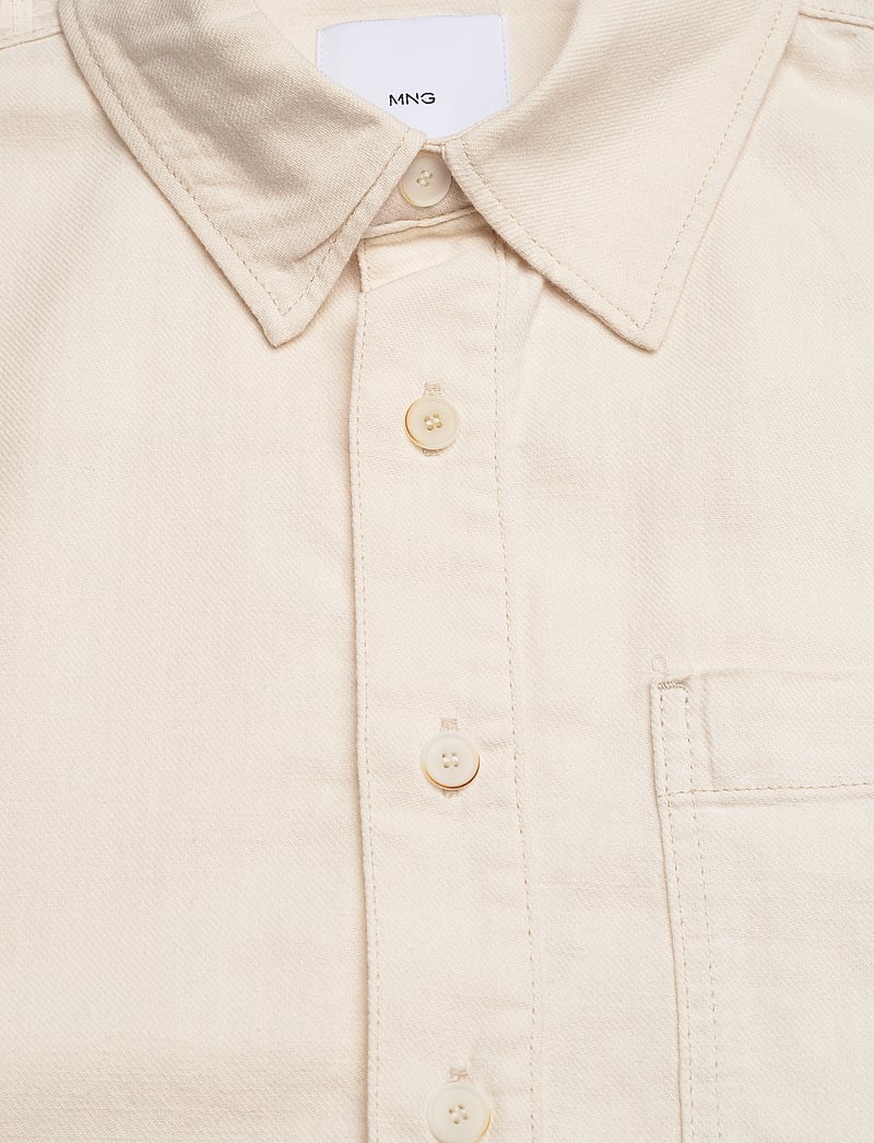 Mango - Relaxed-fit polo shirt - kortärmade t-shirts - natural white - 2