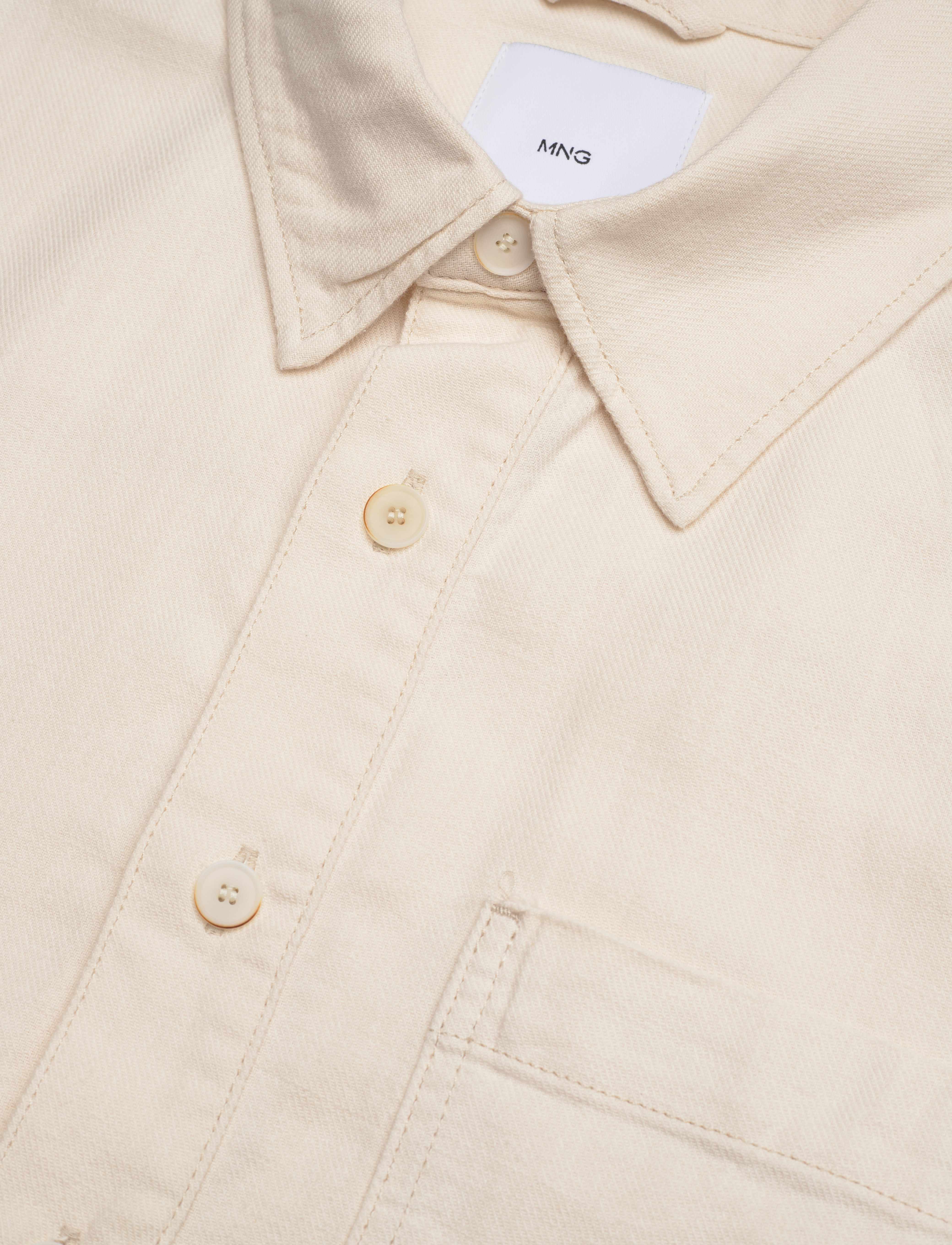 Mango - Relaxed-fit polo shirt - die niedrigsten preise - natural white - 3