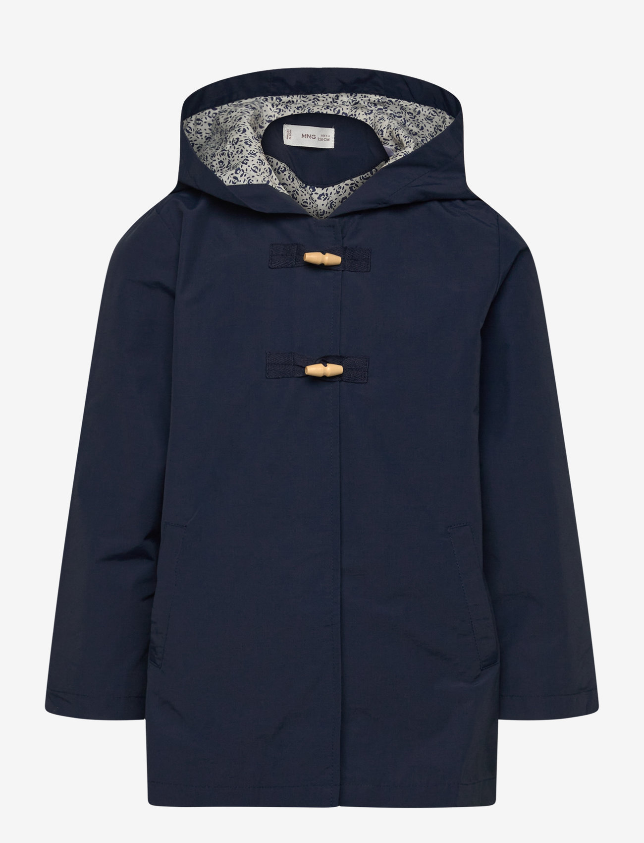 Mango - Raincoat hooded jacket - navy - 0