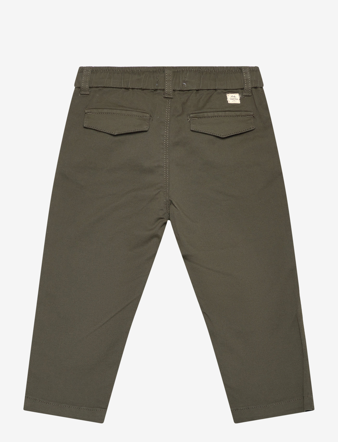 Mango - Elastic waist trousers - sügisesed riided - medium green - 1