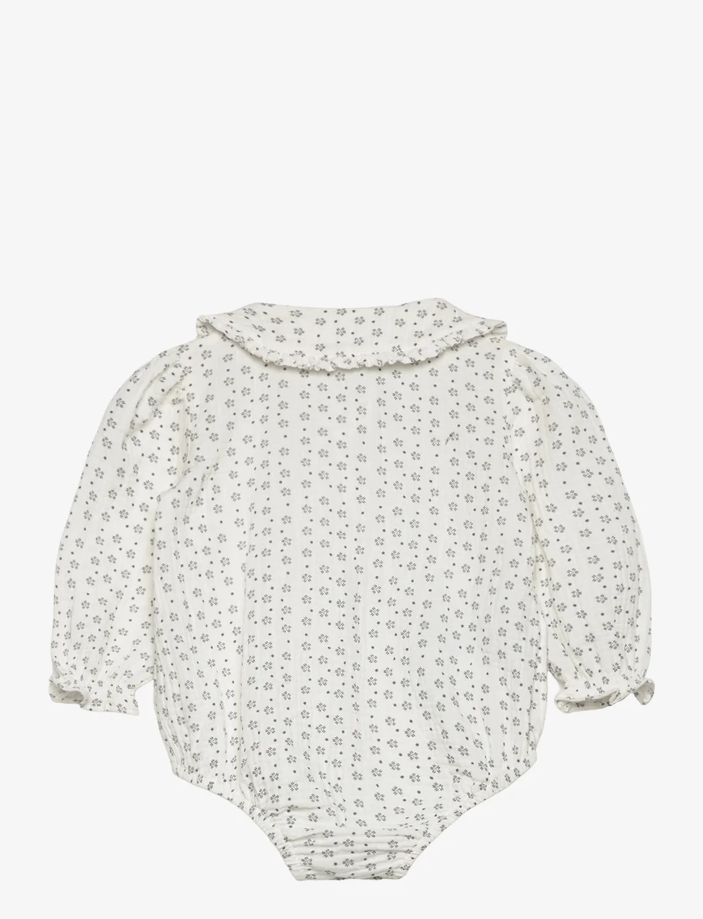 Mango - Print cotton one-piece suit - langärmelige bodys - natural white - 1