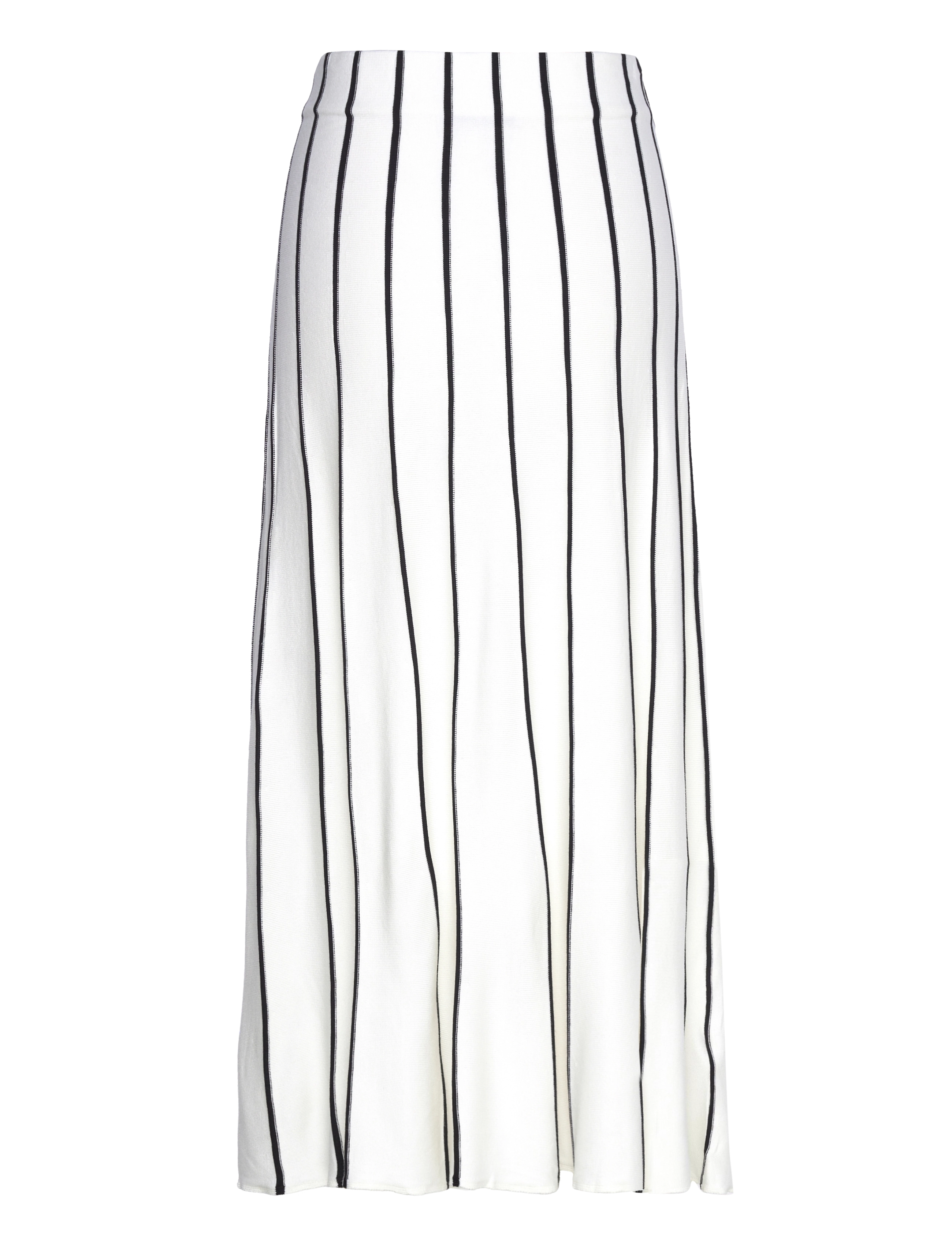 Mango - Striped knitted skirt - maxi nederdele - light beige - 2