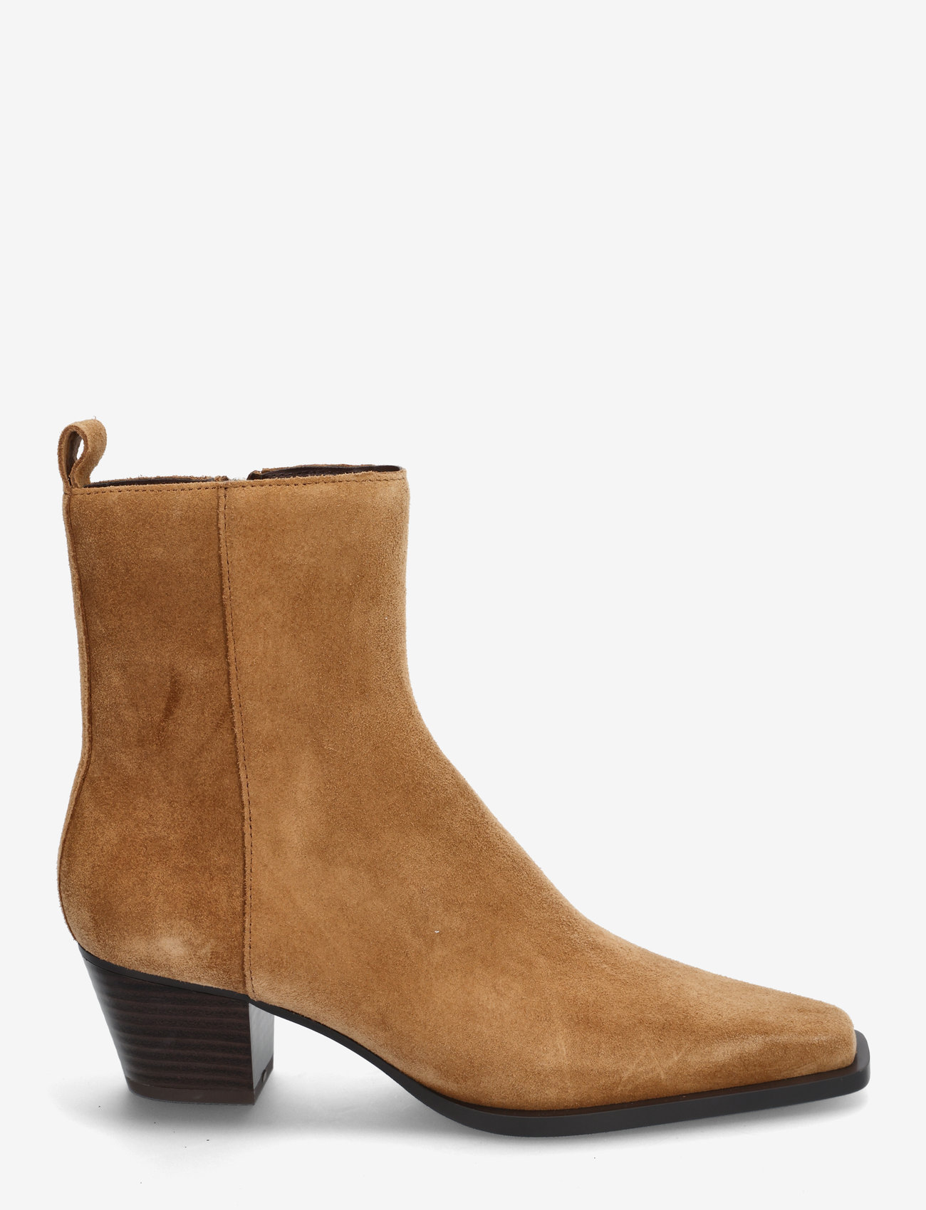 Mango - Heel suede ankle boot - medium brown - 1