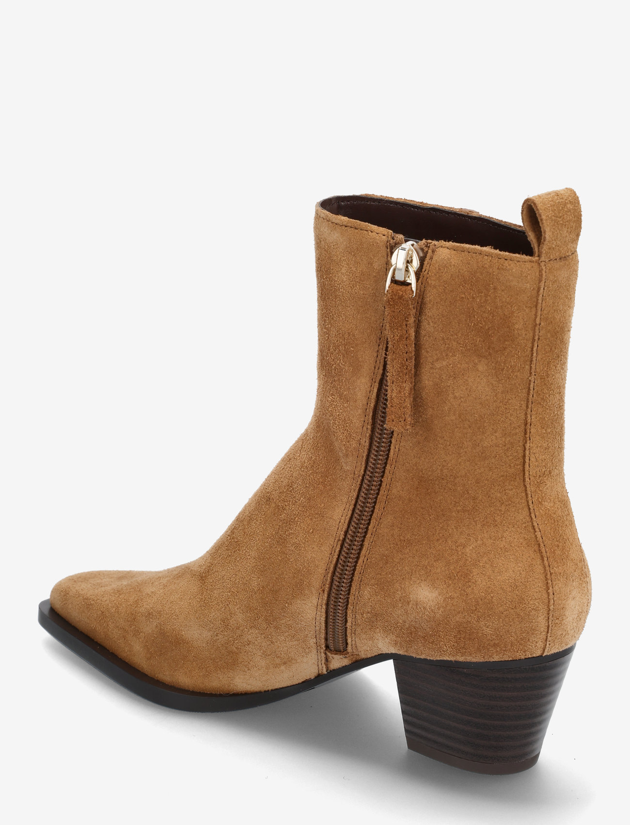 Mango - Heel suede ankle boot - medium brown - 2