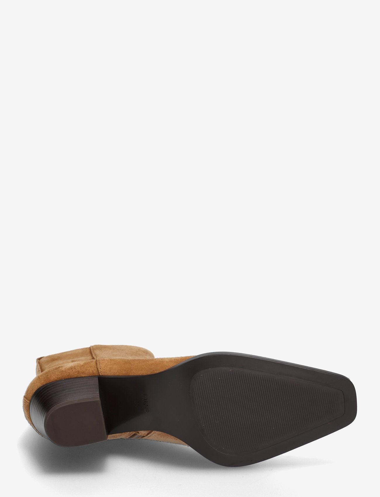 Mango - Heel suede ankle boot - medium brown - 4
