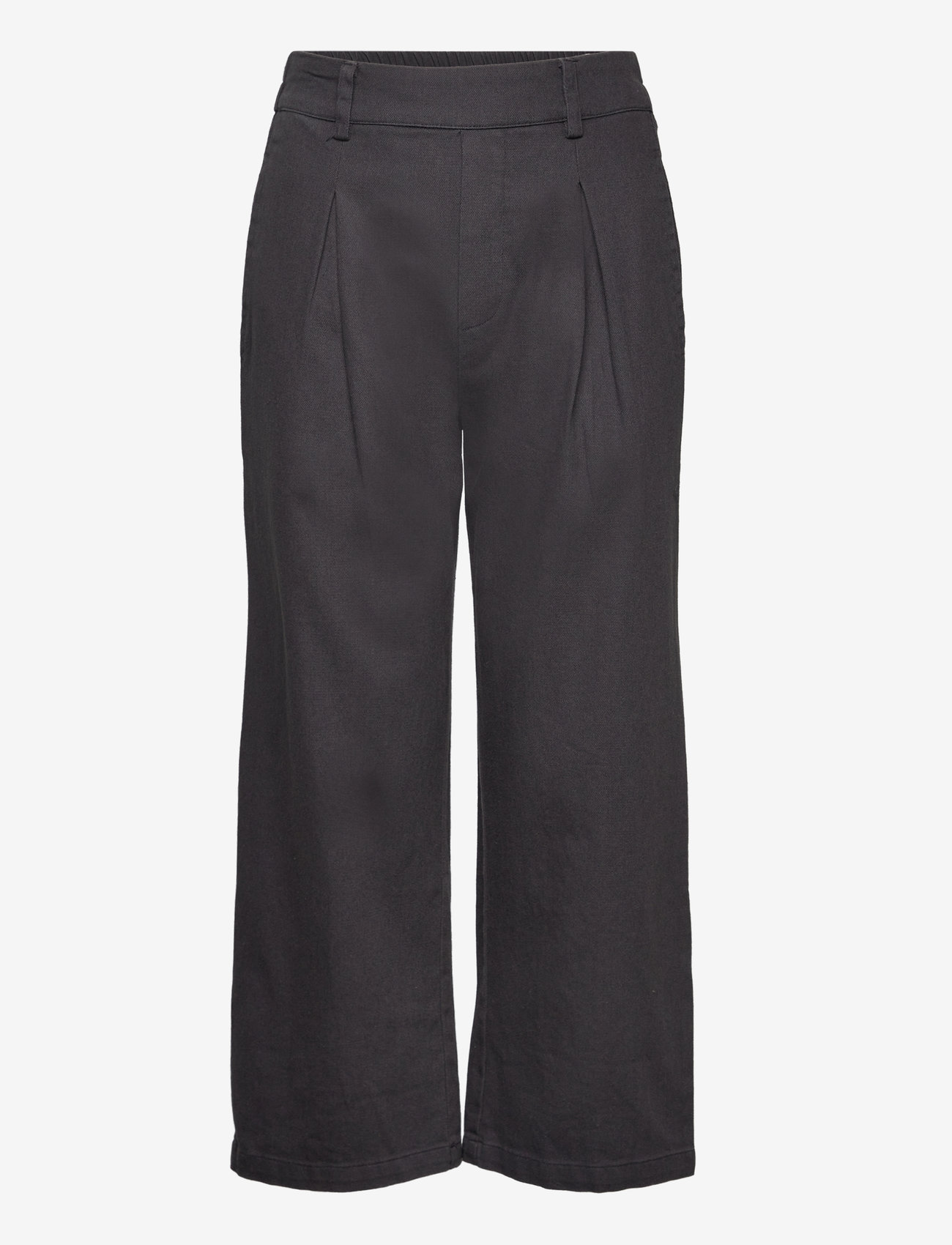 Mango - Pleat detail trousers - sügisesed riided - charcoal - 0