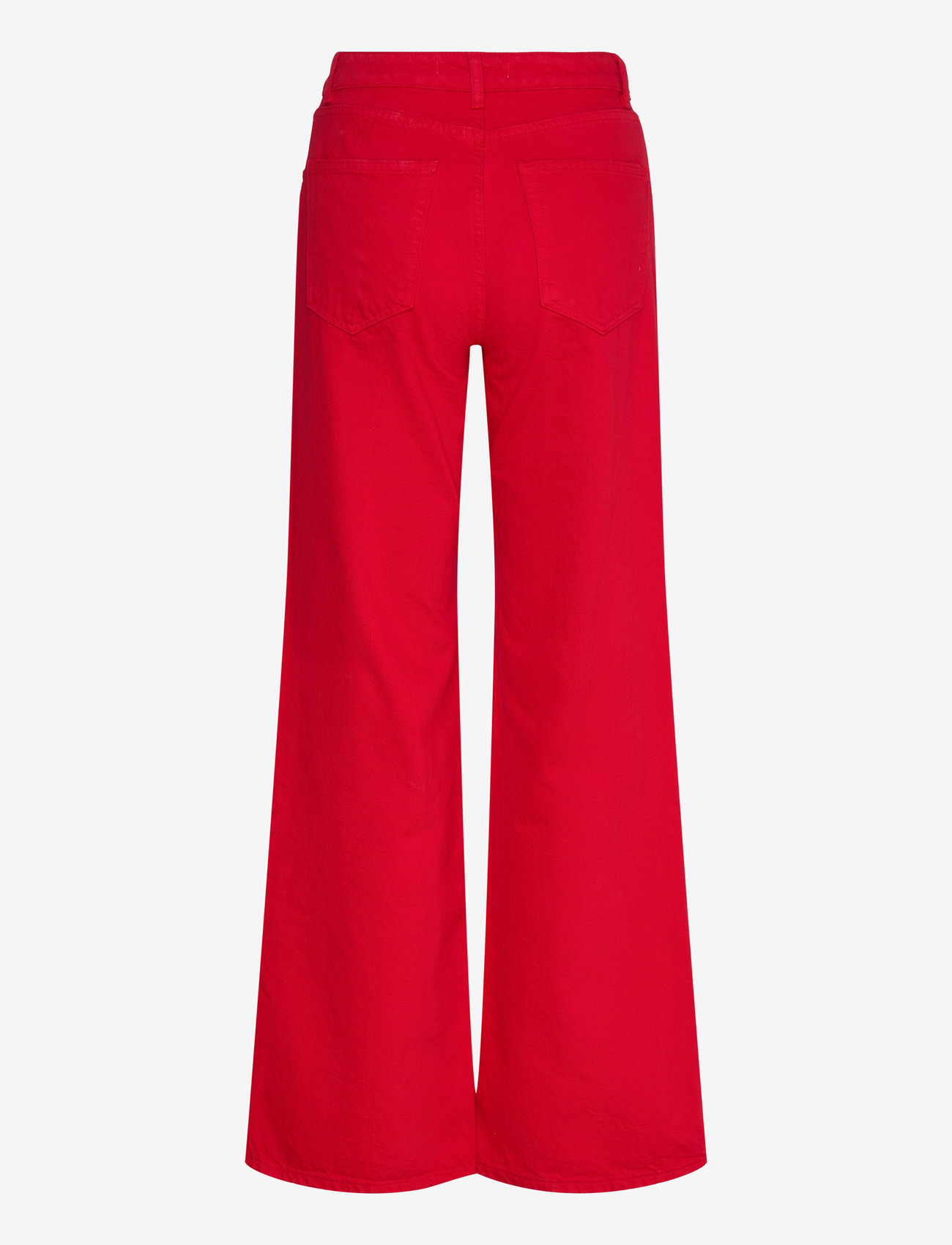 Mango - High waist straight jeans - red - 1