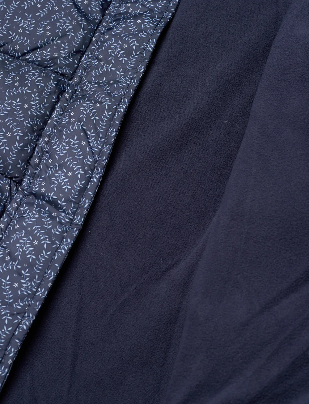 Mango - Flowers print quilted anorak - vinterjakker - medium blue - 5