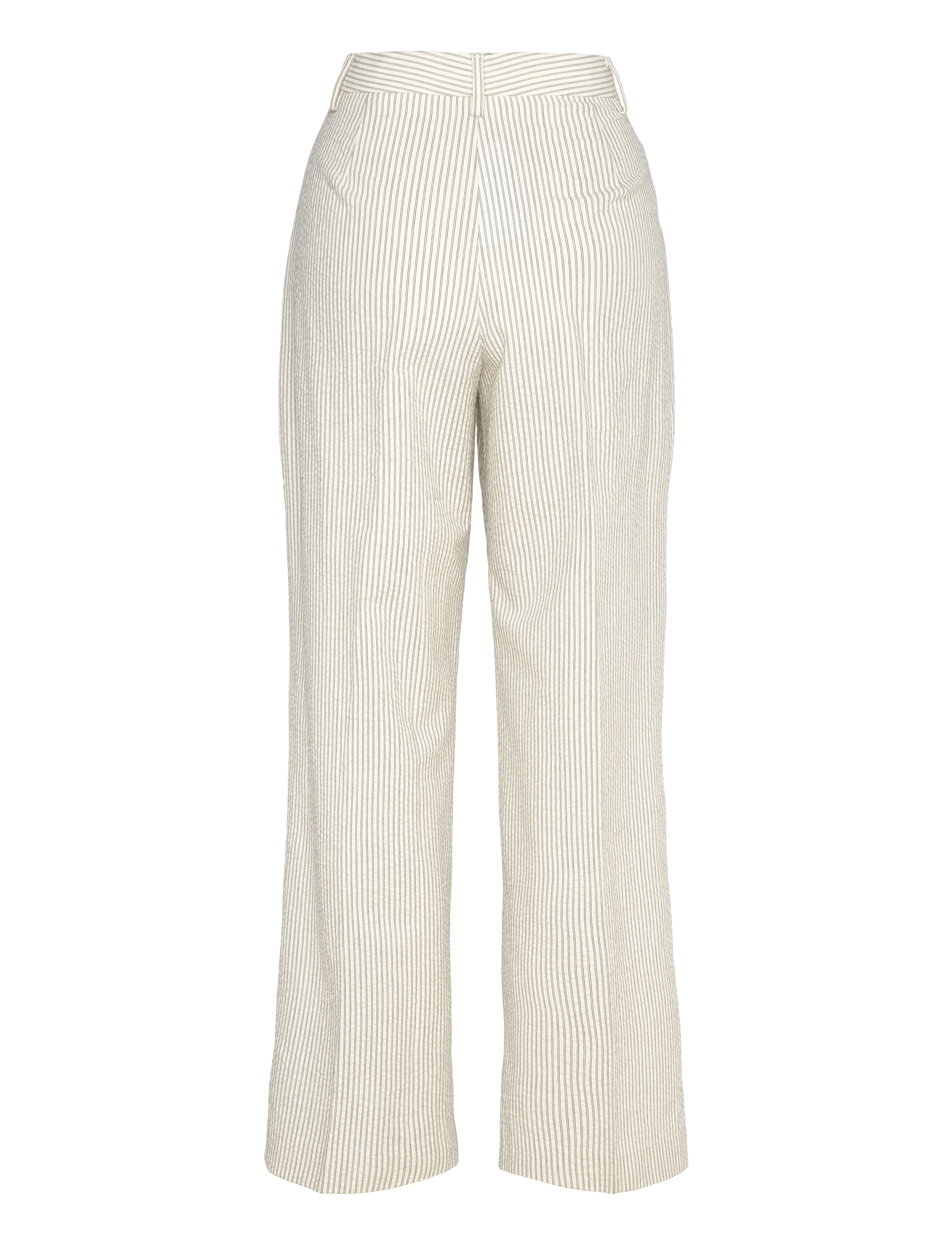 Mango - Straight striped trousers - raka byxor - light beige - 2