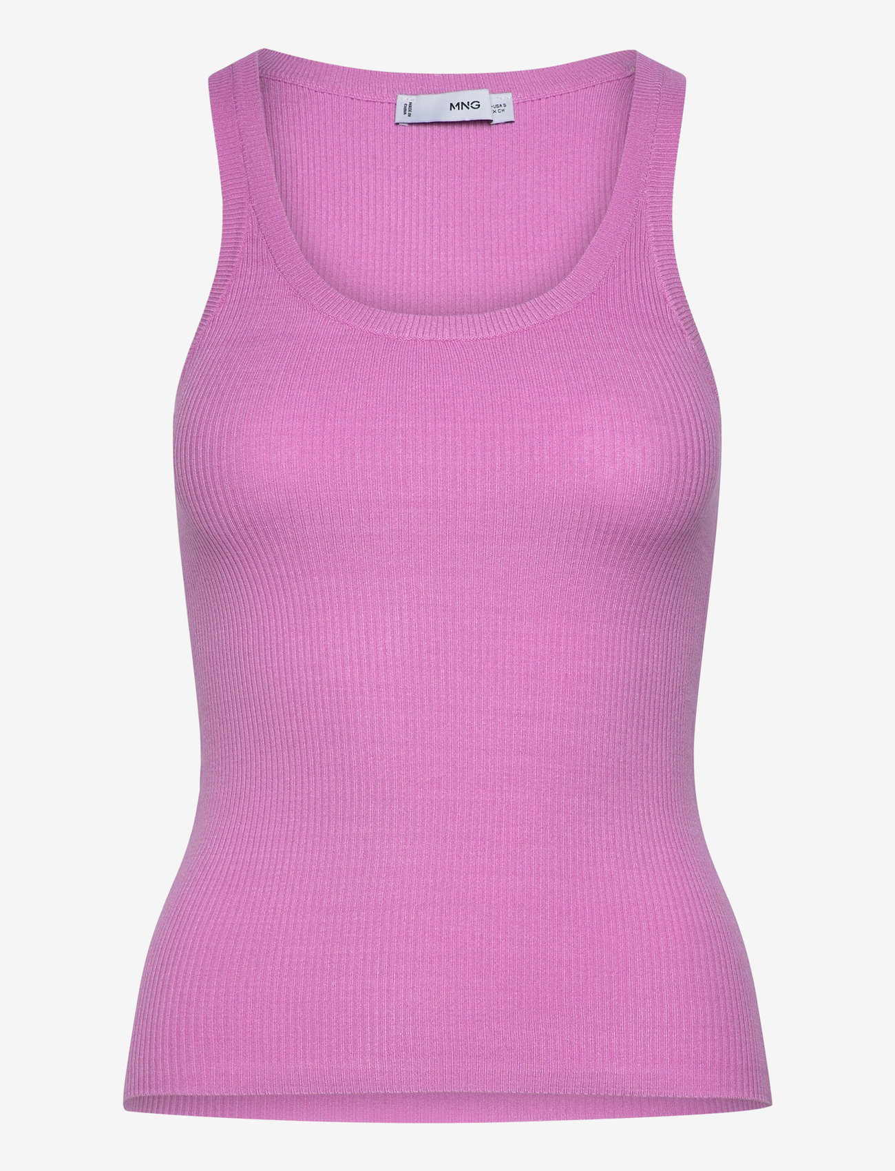 Mango - Knit strap top - laveste priser - pink - 0