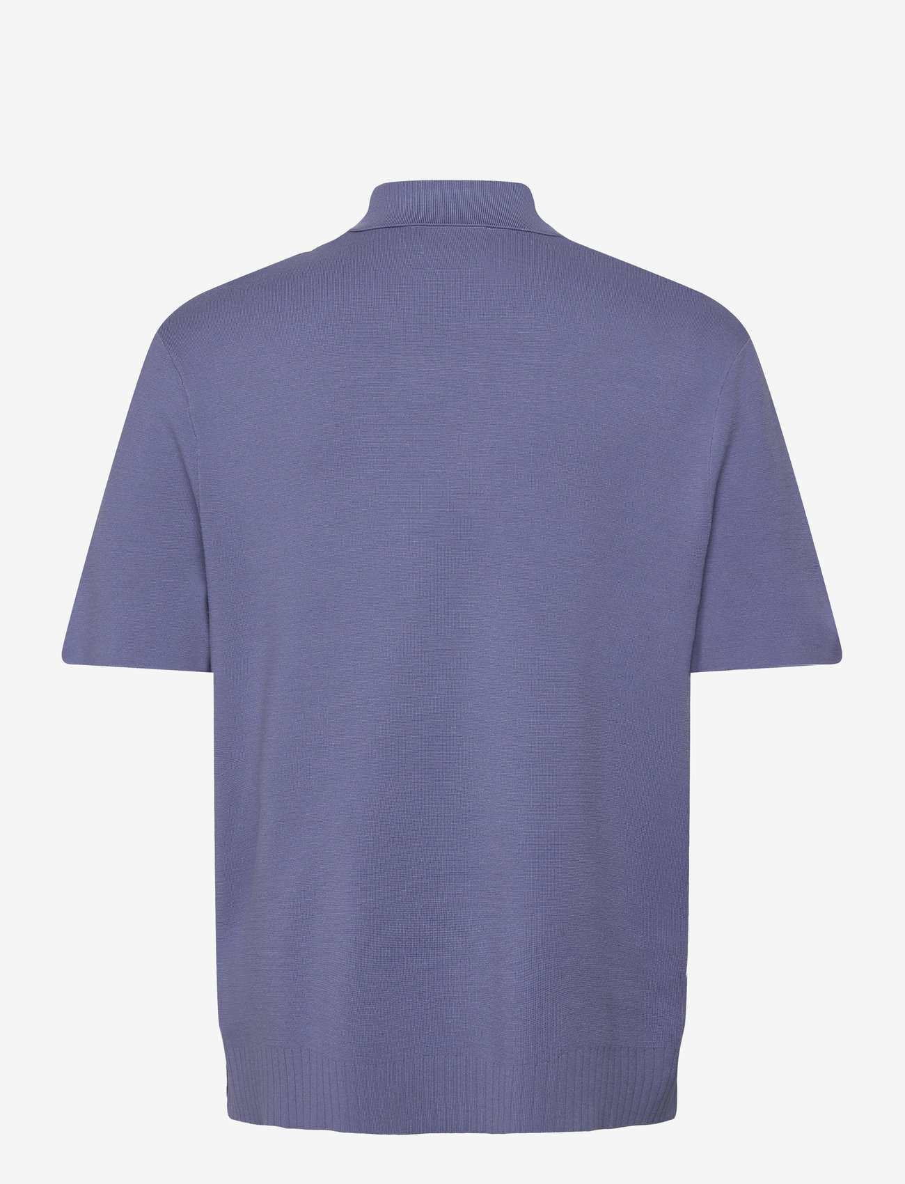 Mango - Relaxed-fit knitted polo shirt - kortærmede poloer - lt-pastel blue - 2