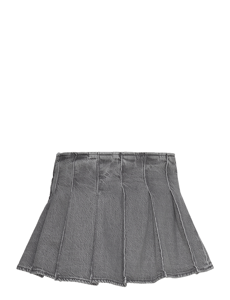 Mango - Denim mini-skirt - plisserade kjolar - open grey - 1