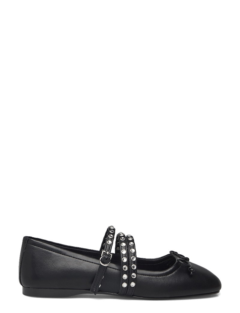 Mango - Studded ballet flats with straps - speciella tillfällen - black - 1