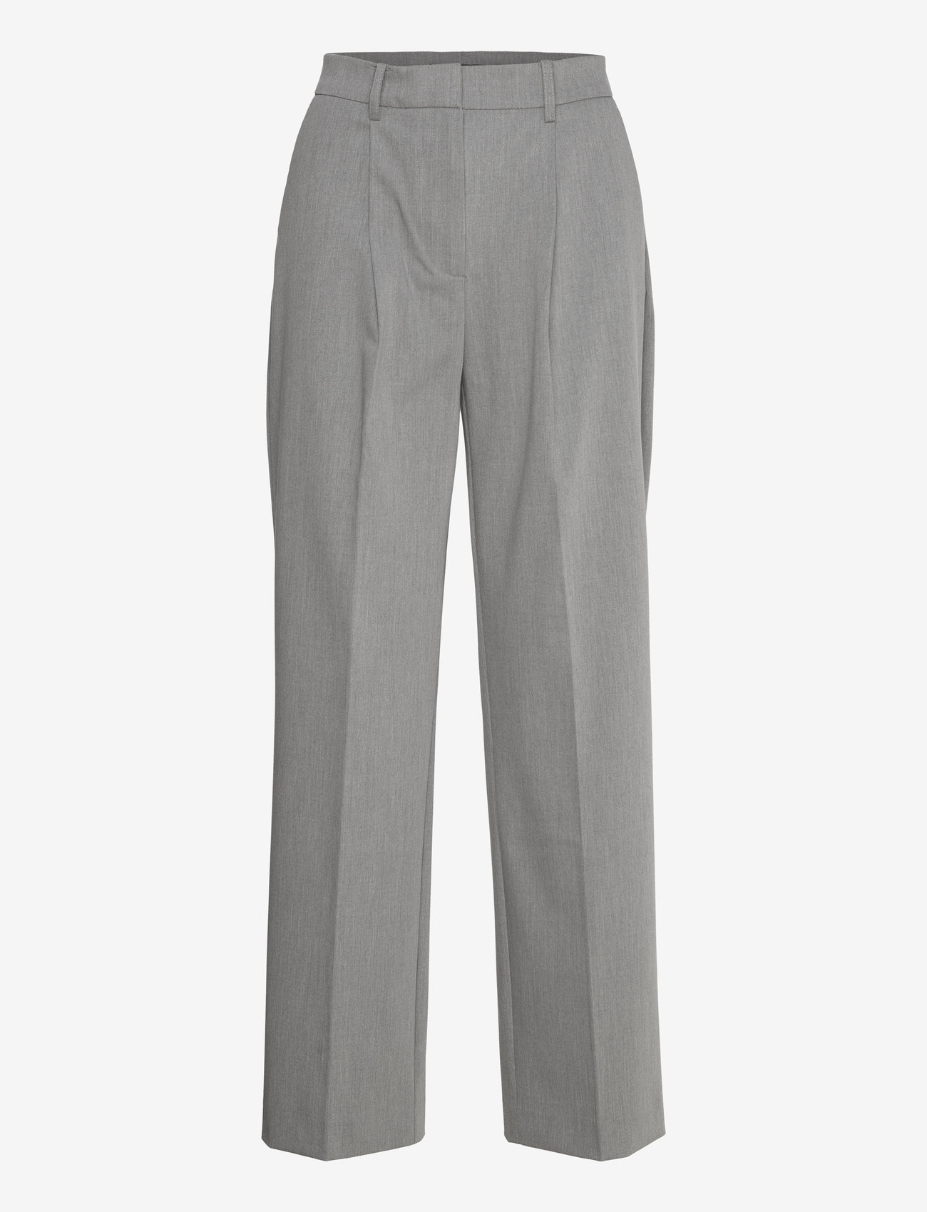 Mango - Straight-fit pleated trousers - laveste priser - lt pastel grey - 0