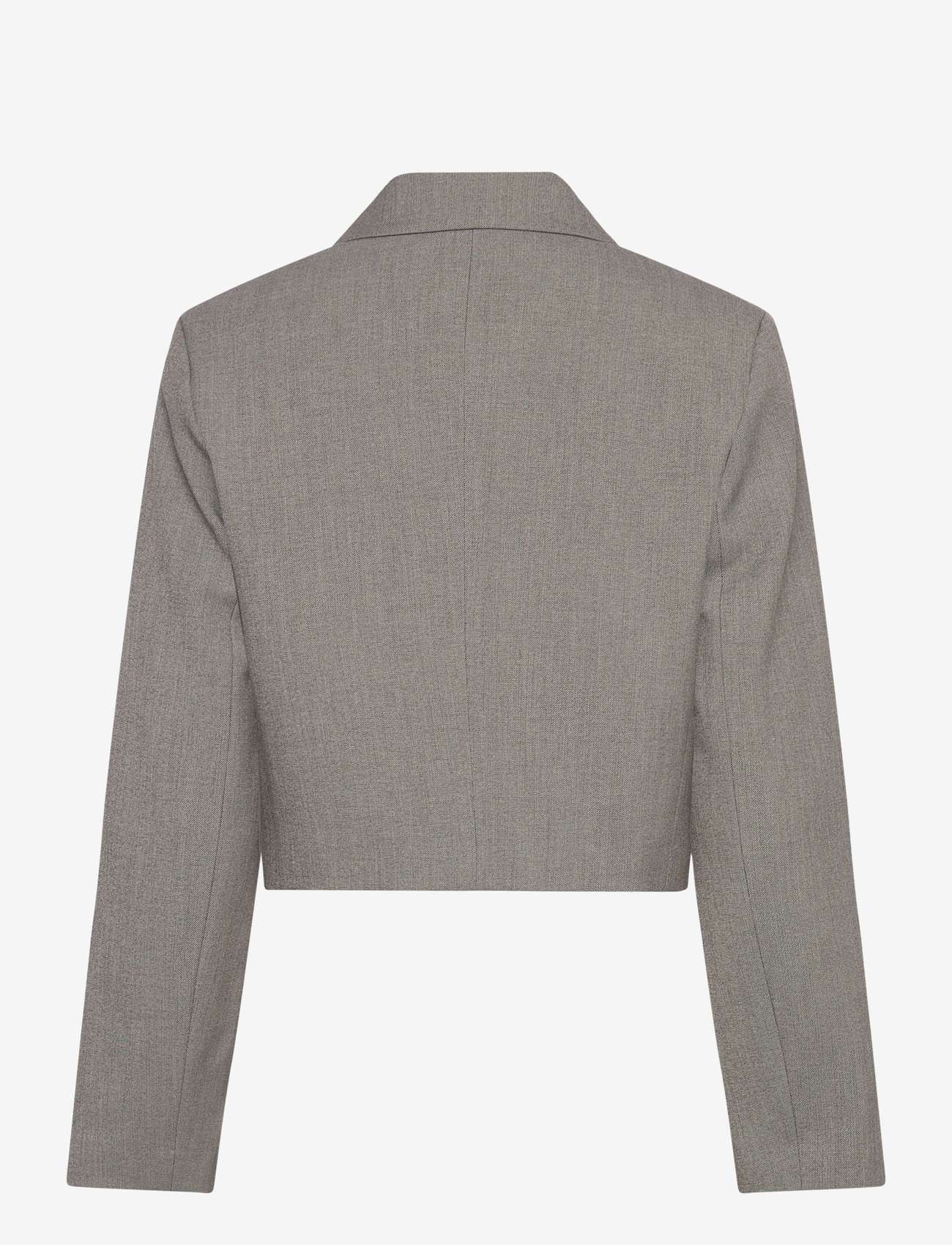 Mango - Cropped jacket with pockets - korte blazere - lt pastel grey - 1