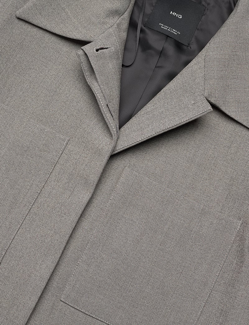 Mango - Cropped jacket with pockets - cropped-blazer - lt pastel grey - 4