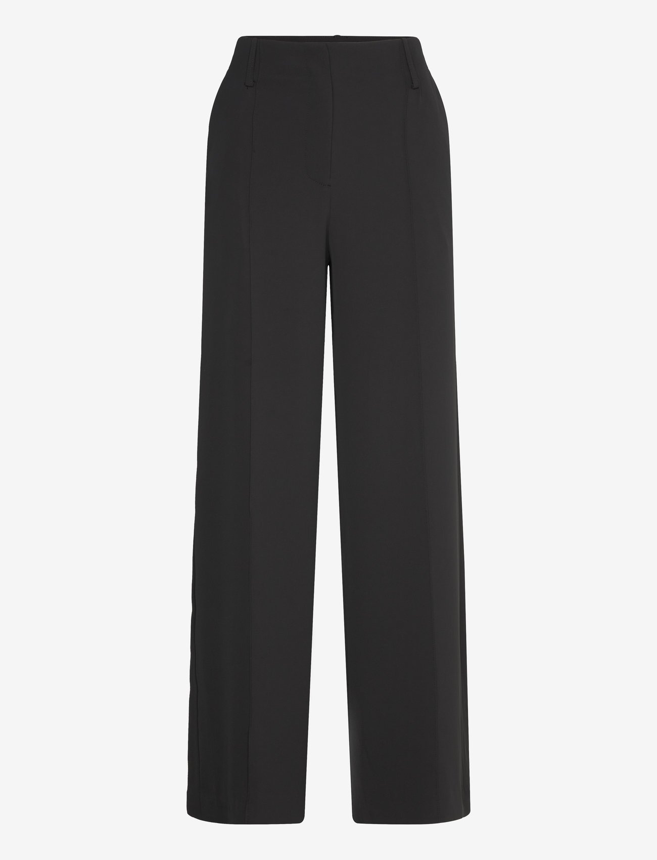 Mango - Straight-fit pleated trousers - black - 0
