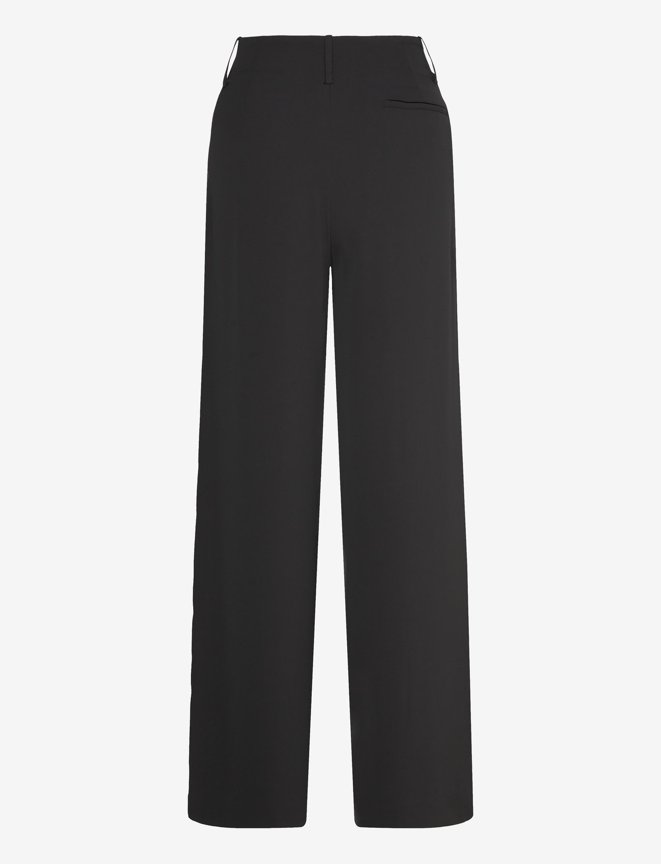 Mango - Straight-fit pleated trousers - black - 1