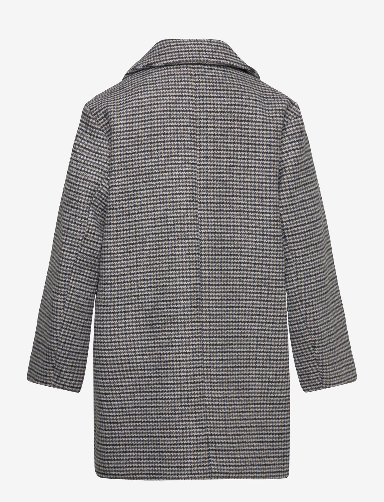 Mango - Houndstooth coat - overtøj - brown - 1