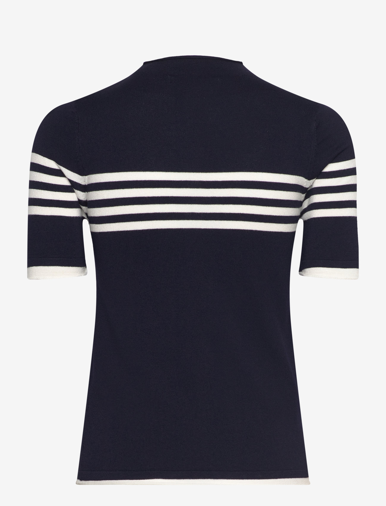 Mango - Striped fine-knit sweater - efterårstøj - navy - 1