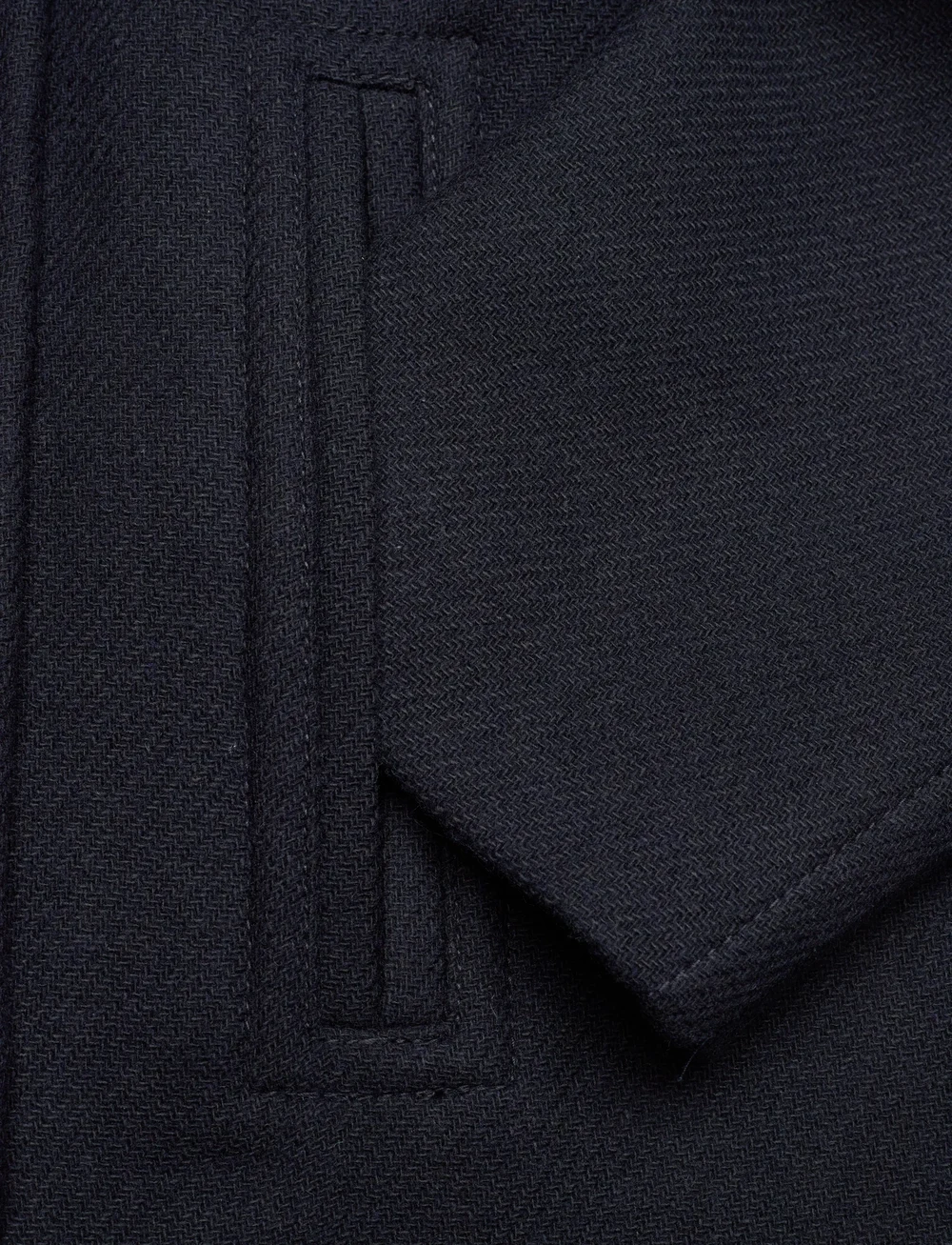 Mango - Structured oversize wool coat - wolljacken - navy - 5