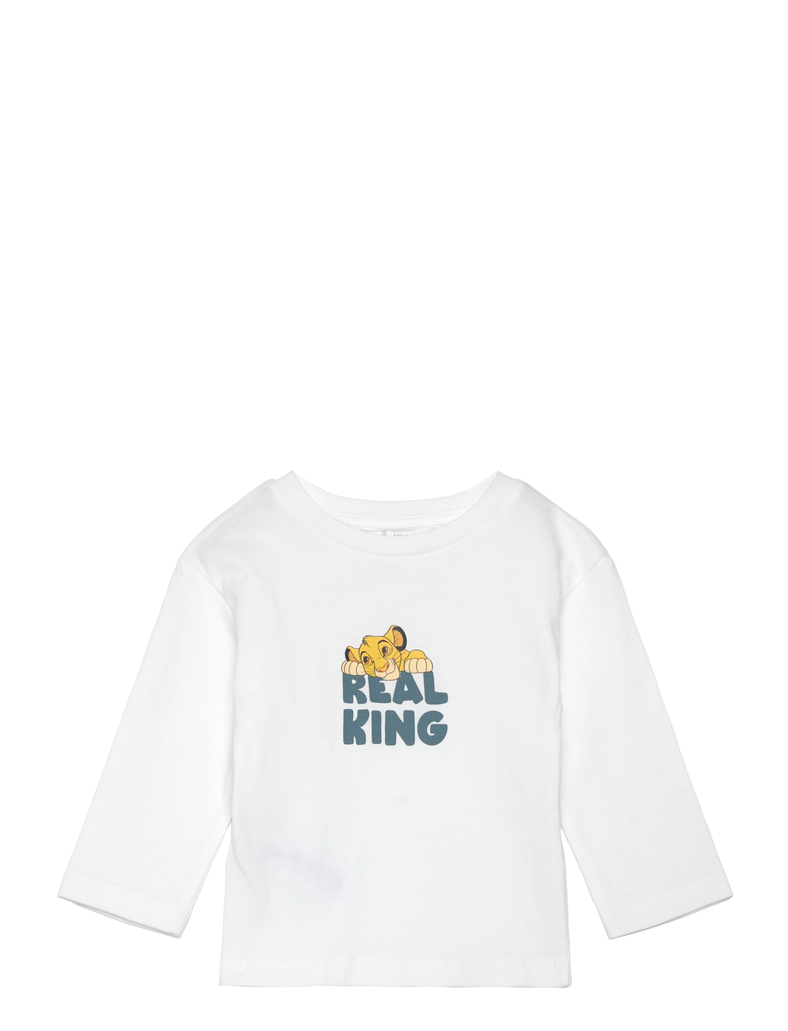 Mango The Lion King t-shirt - Overdele - NATURAL WHITE / white