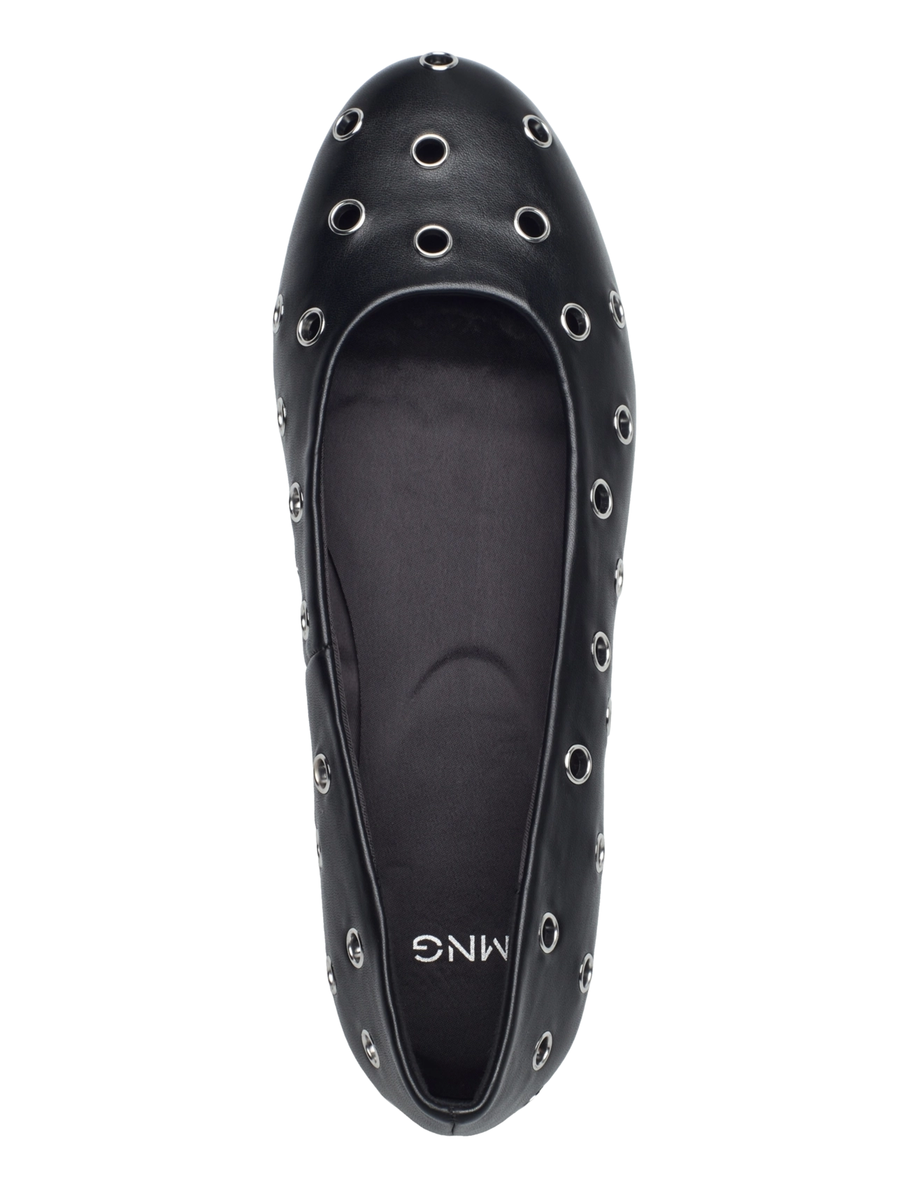 Mango - Die-cut ballerinas - najniższe ceny - black - 4