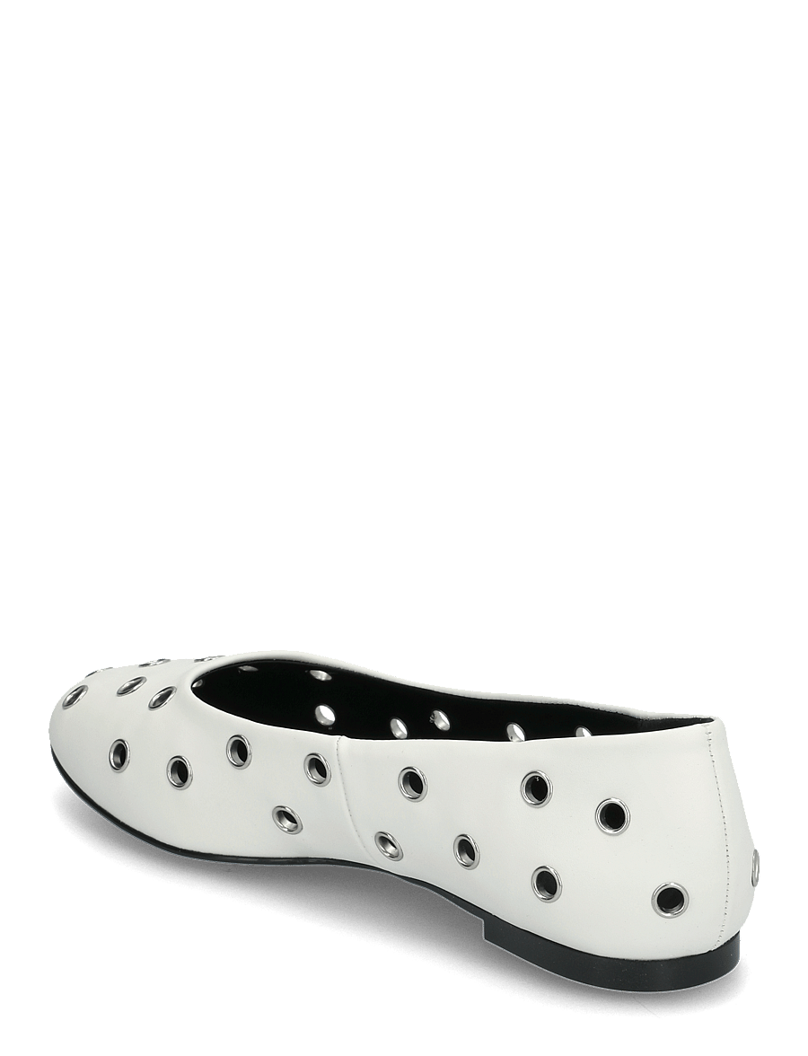 Mango - Die-cut ballerinas - konfirmationstøj - white - 3