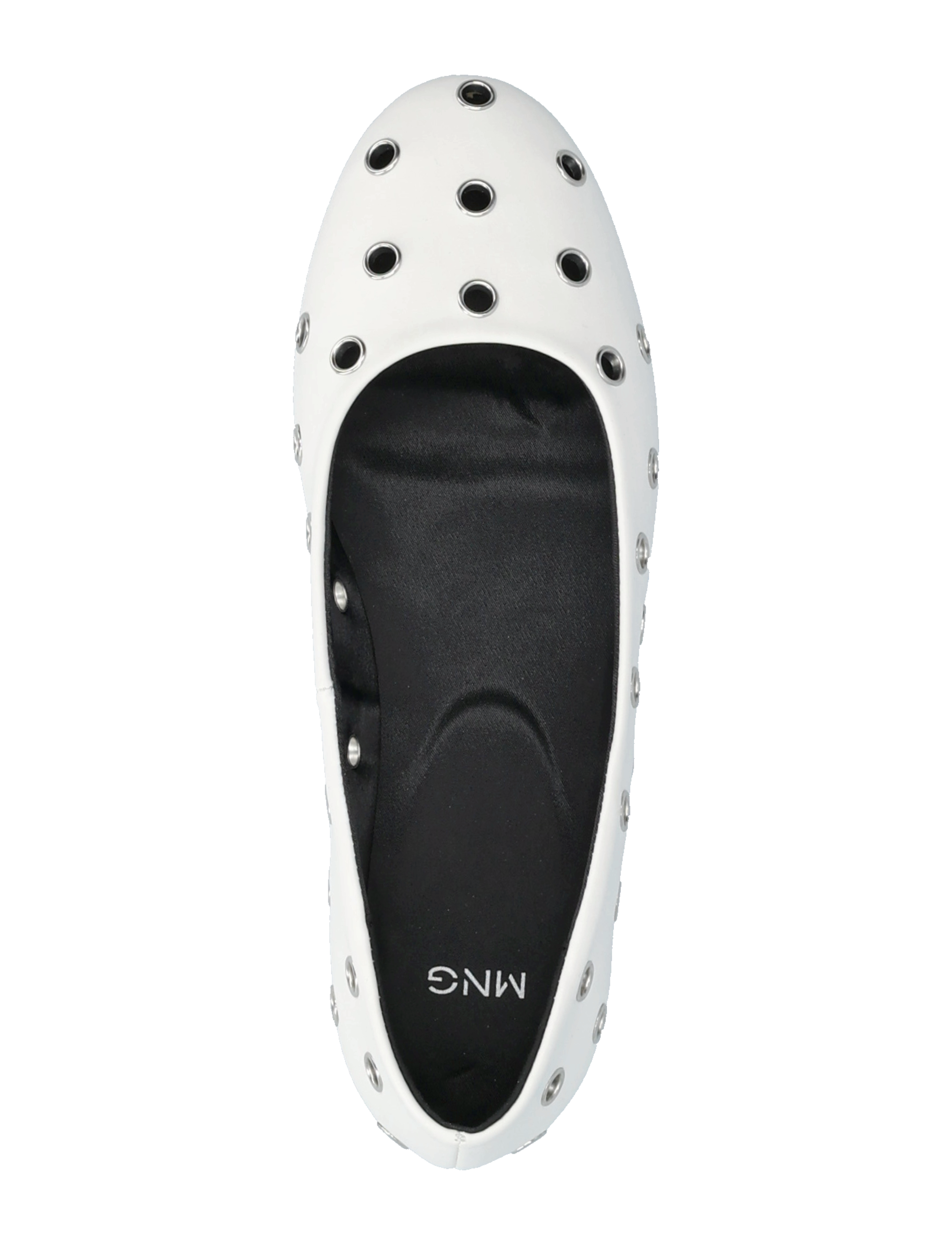 Mango - Die-cut ballerinas - konfirmationstøj - white - 4