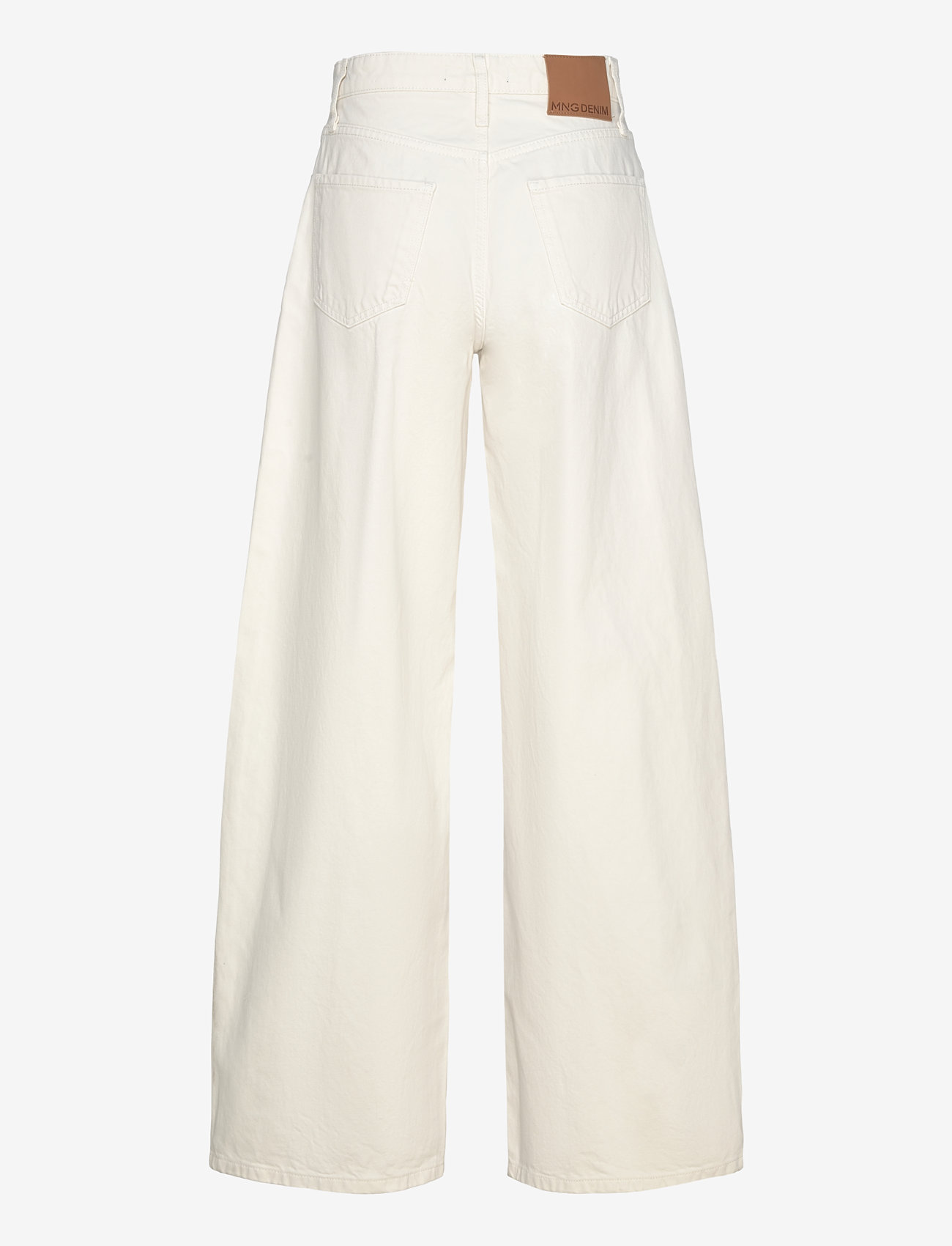 Mango - Wide leg jeans with zip - hosen mit weitem bein - lt pastel grey - 2