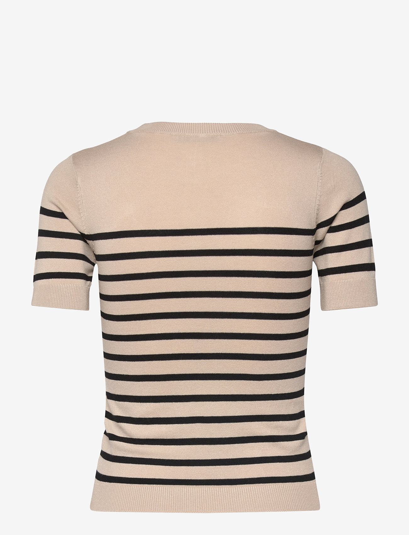 Mango - Short-sleeved fine-knit sweater - herbstliche kleidung - medium brown - 1