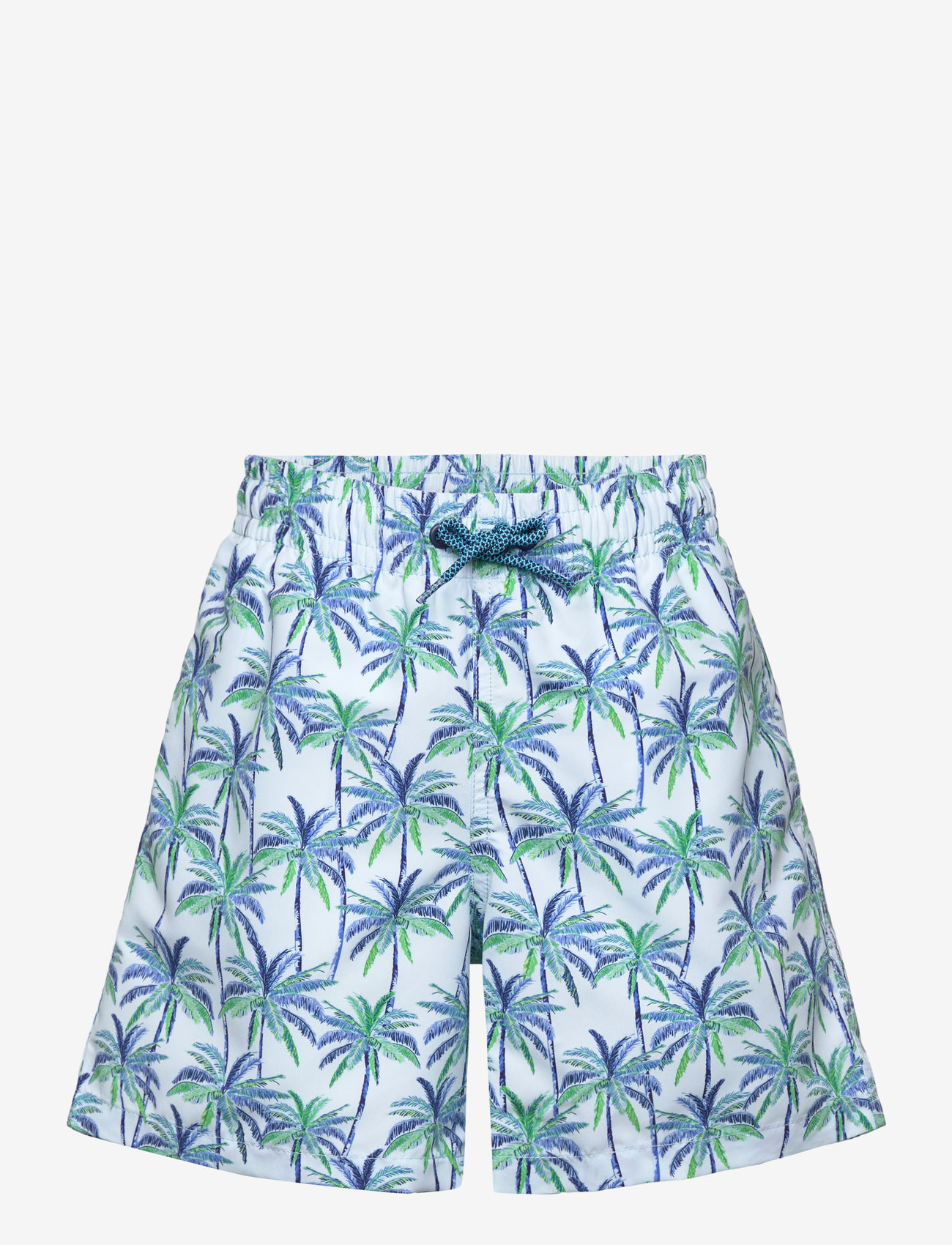 Mango - Palm trees print swimsuit trunks - lowest prices - lt-pastel blue - 0