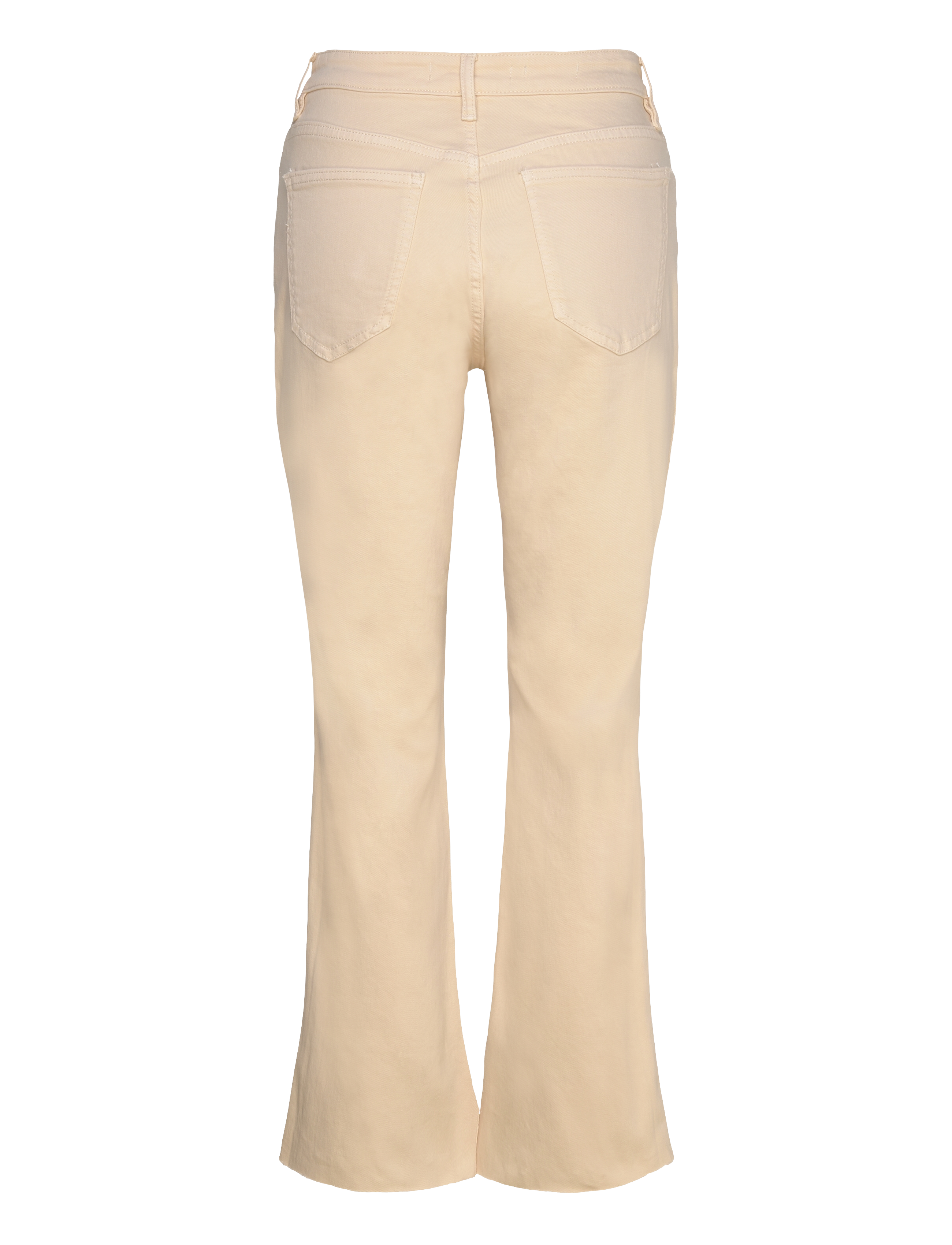 Mango - Sienna flared cropped jeans - utsvängda jeans - light beige - 2