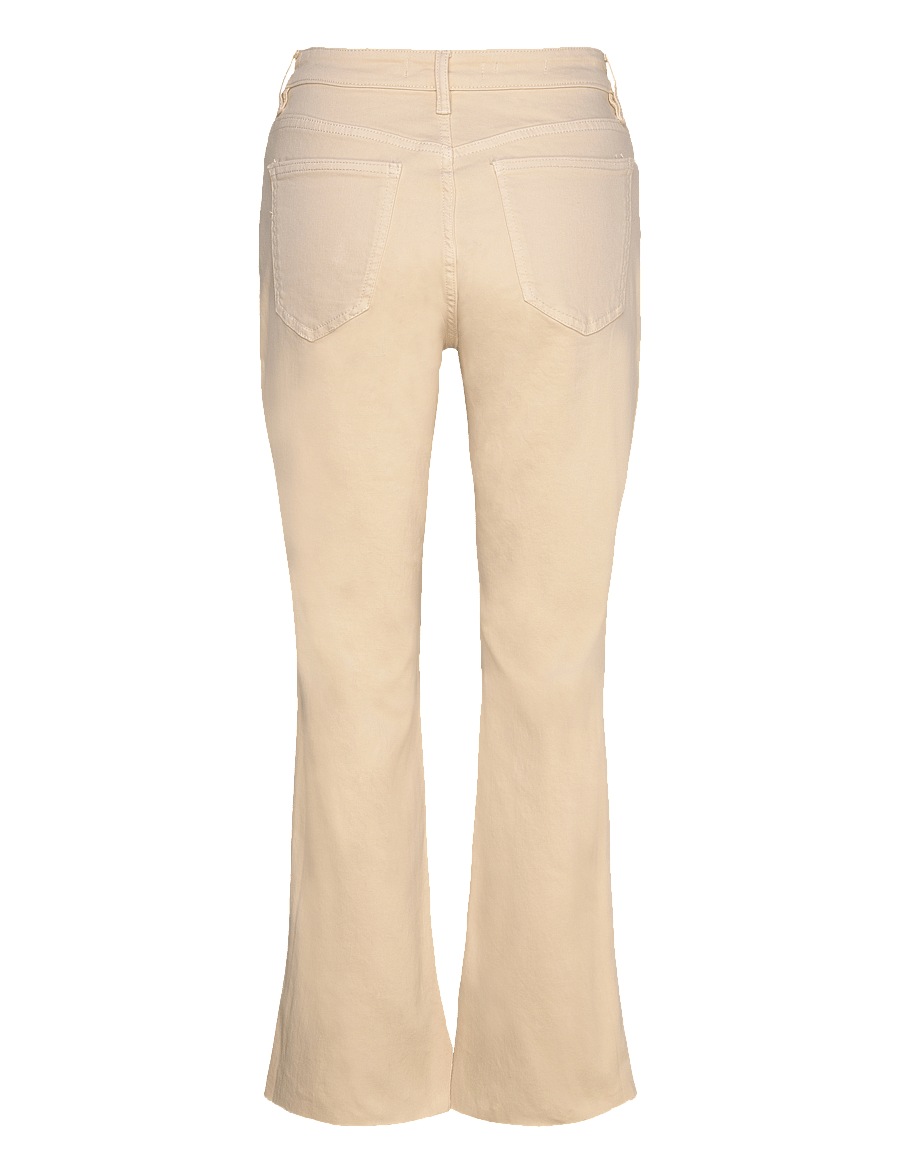 Mango - Sienna flared cropped jeans - flared jeans - light beige - 2