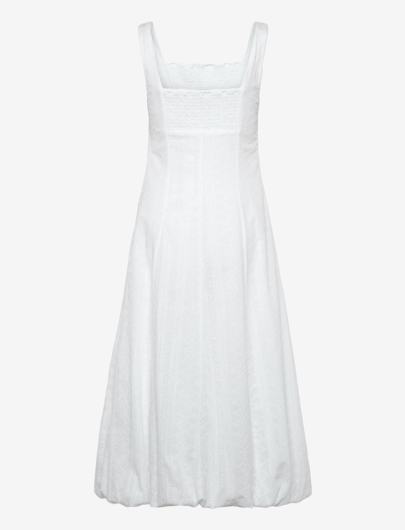 Mango - Embroidered dress with puffed hem - rippijuhlat - white - 1