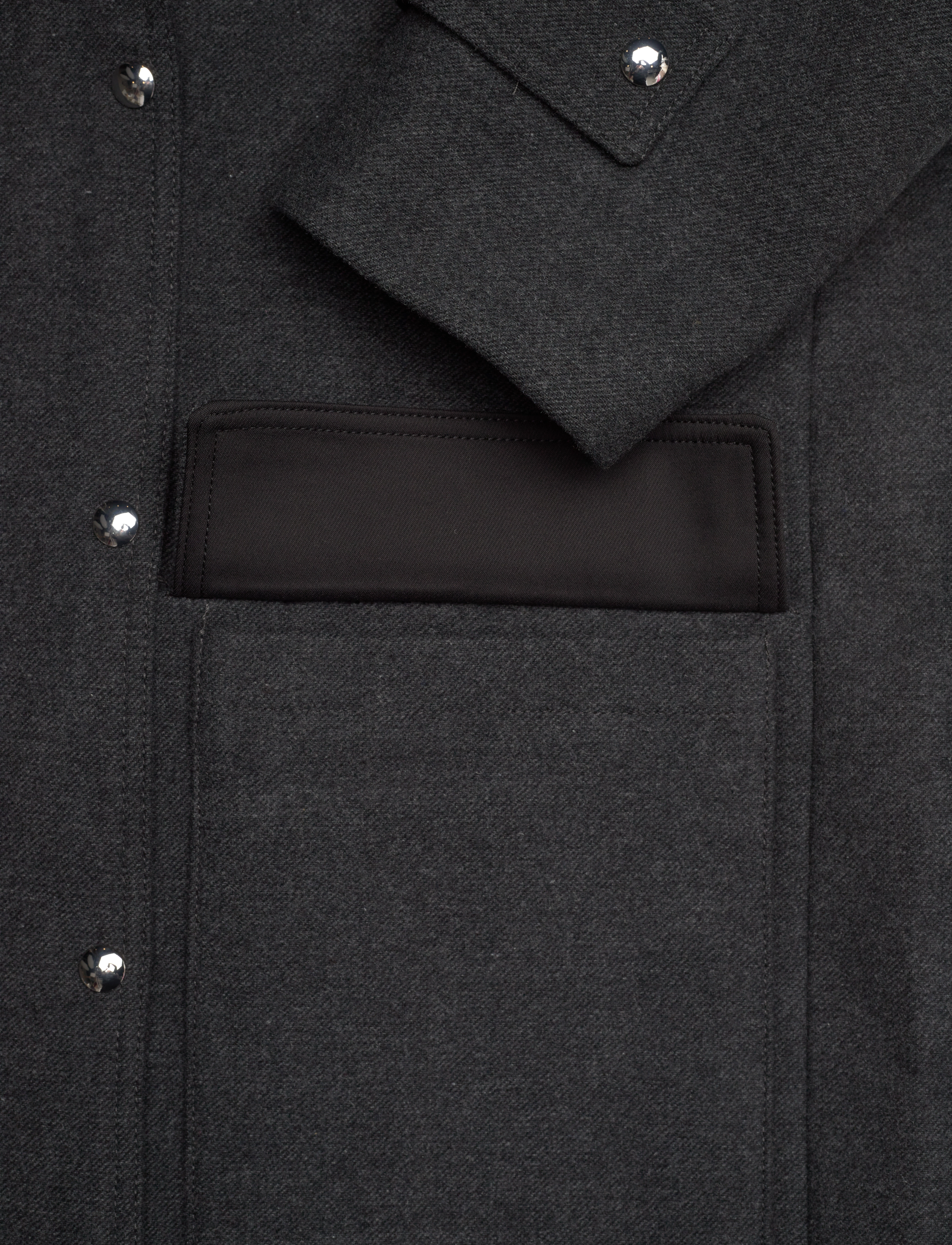 Mango - High neck midi wool coat - wollmäntel - medium grey - 5
