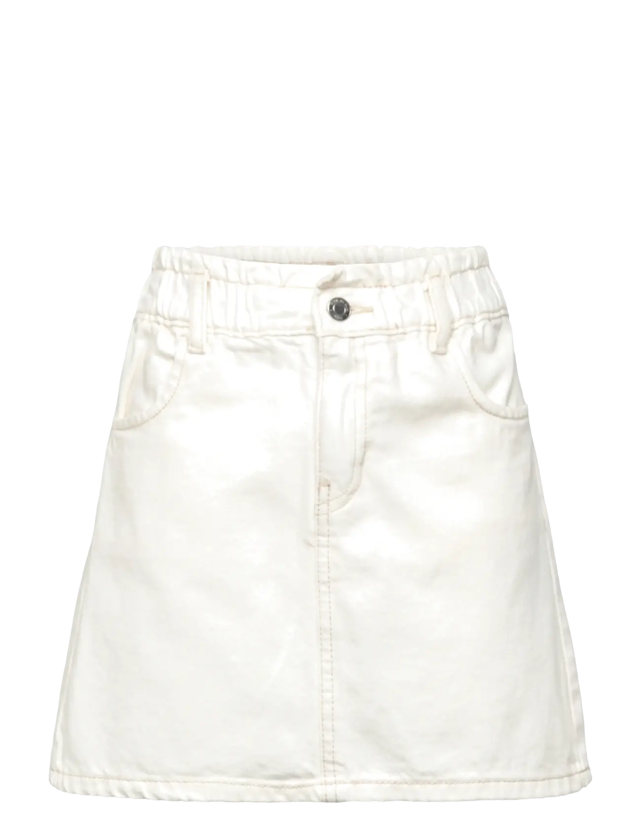 Mango Denim mini-skirt - Jeanskjolar - WHITE / white