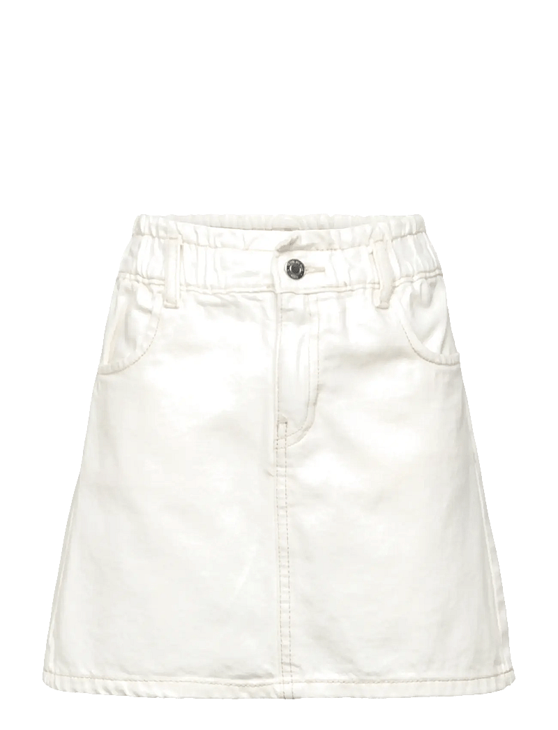 Mango - Denim mini-skirt - jeanskjolar - white - 0