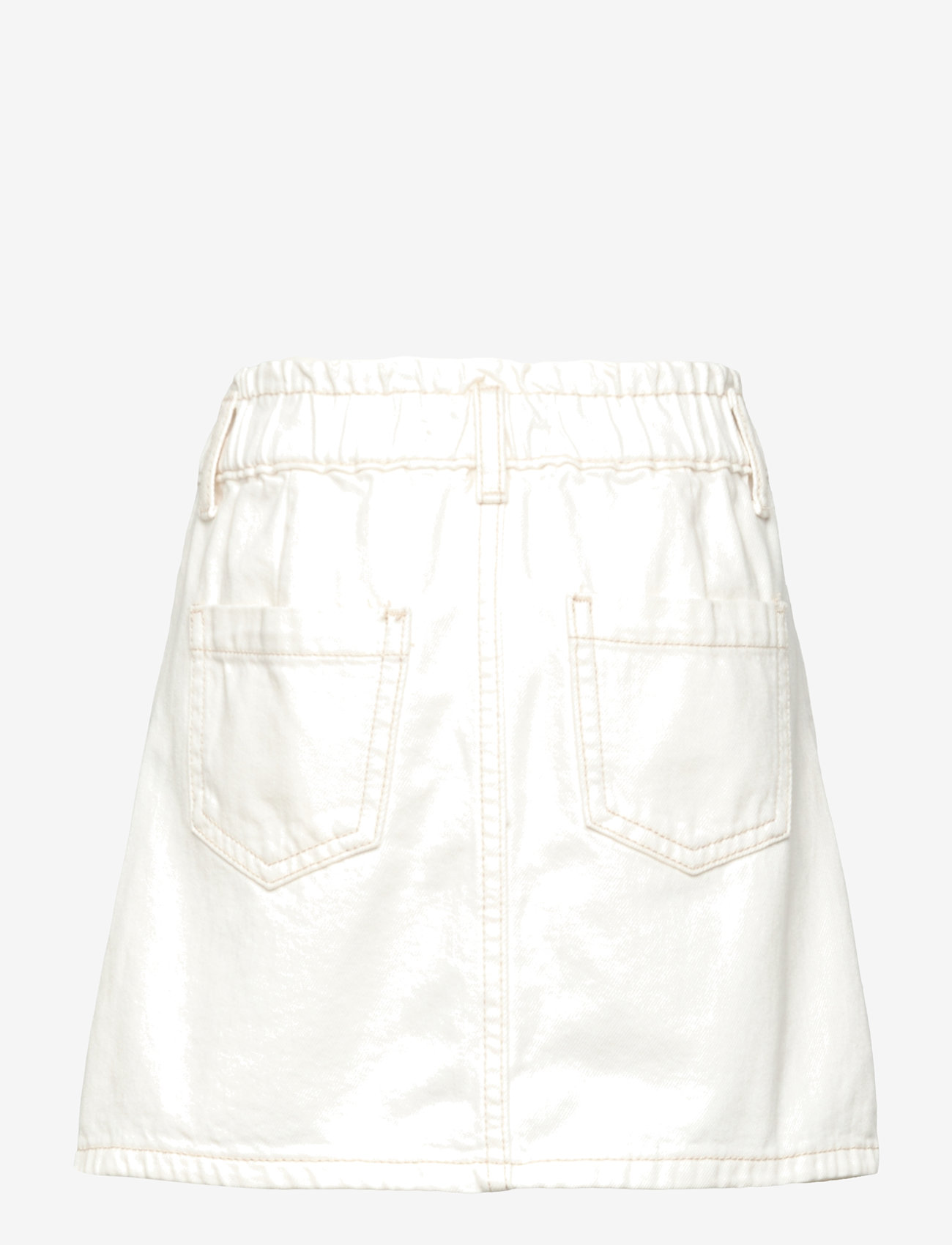 Mango - Denim mini-skirt - jeanskjolar - white - 1