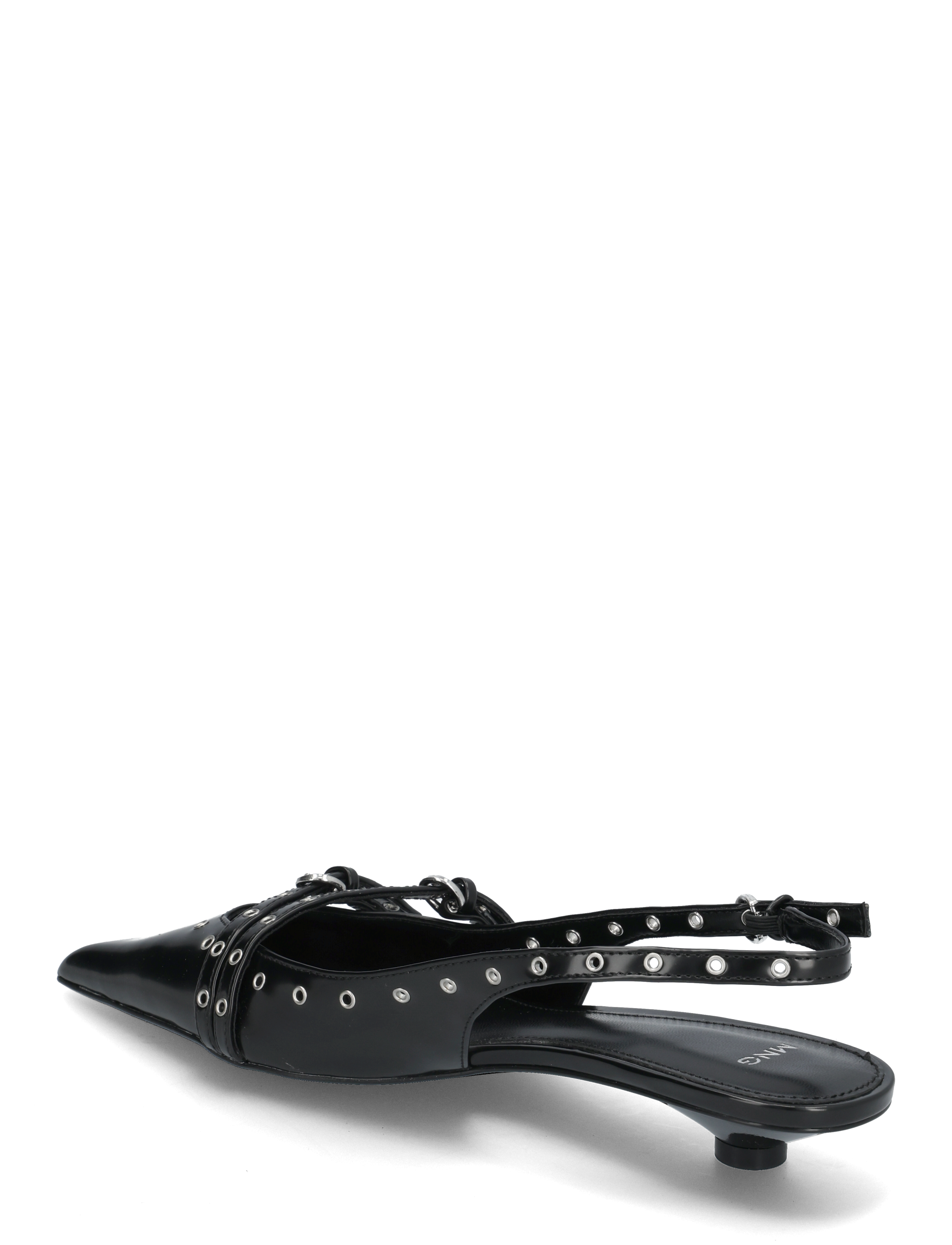 Mango - Die-cut kitten shoes - kvinner - black - 3