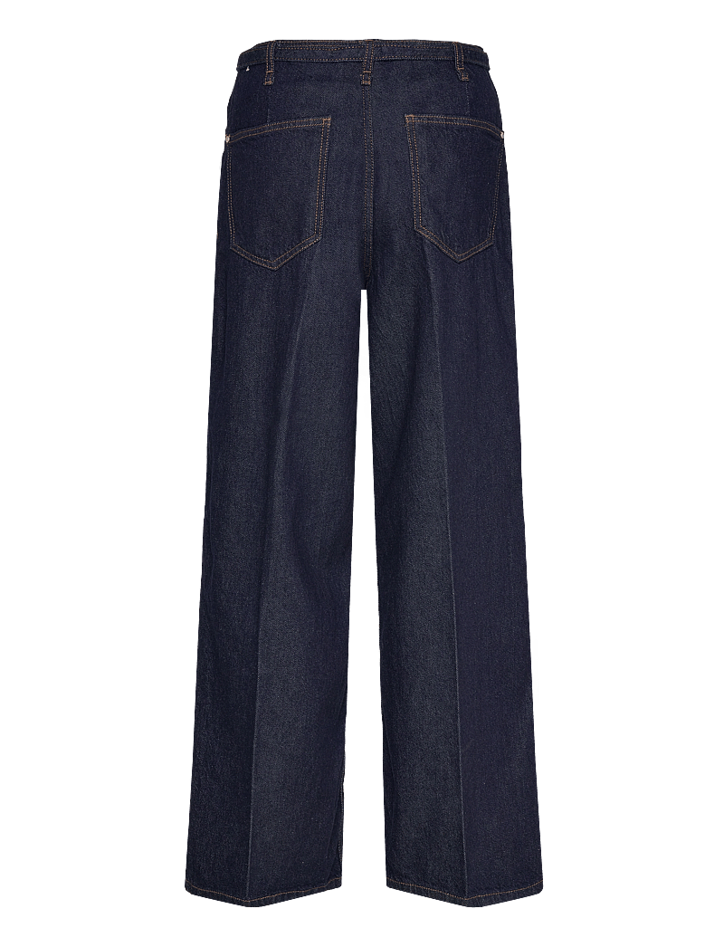 Mango - Rinse-wash wide leg jeans with belt - hosen mit weitem bein - open blue - 2