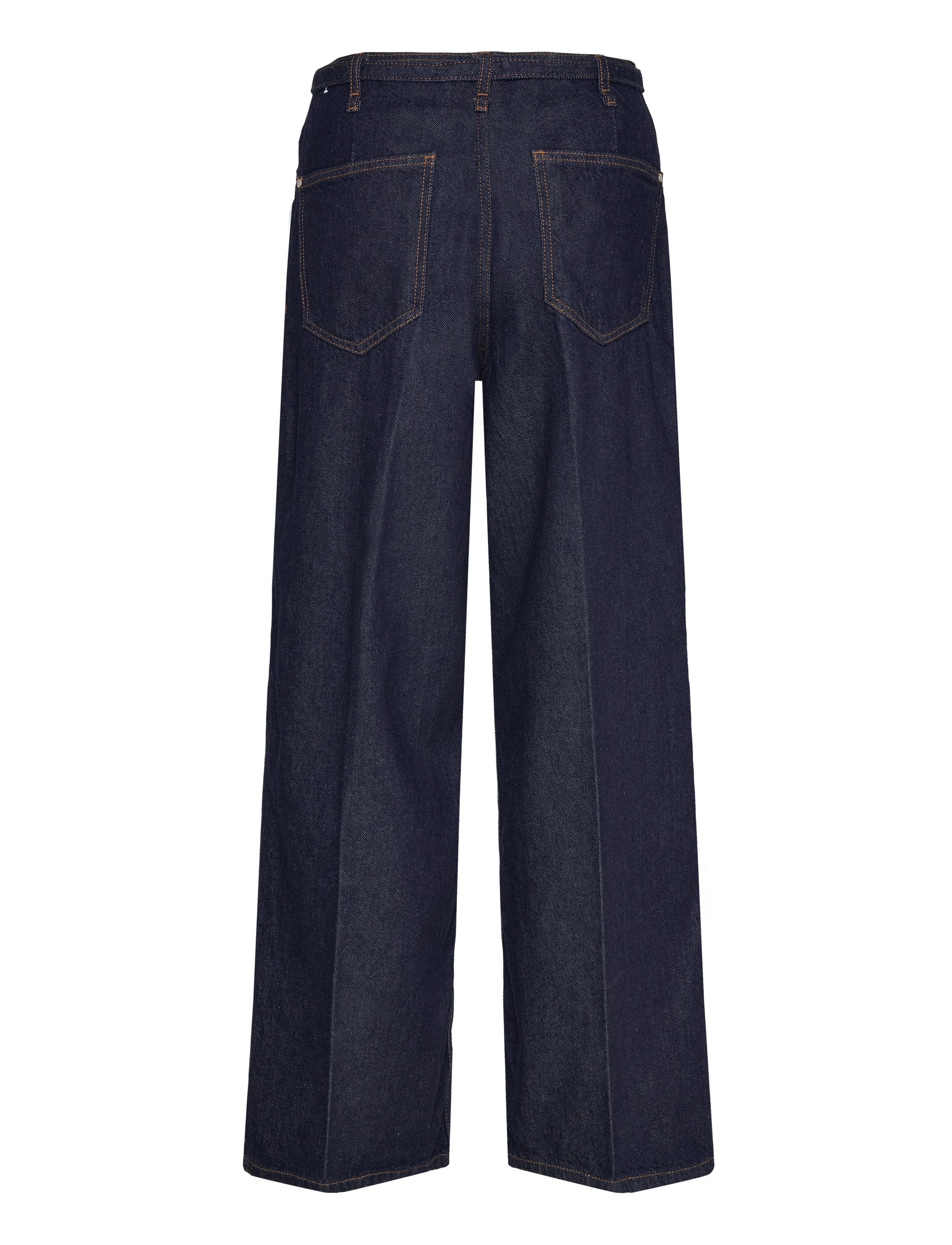 Mango - Rinse-wash wide leg jeans with belt - die niedrigsten preise - open blue - 2
