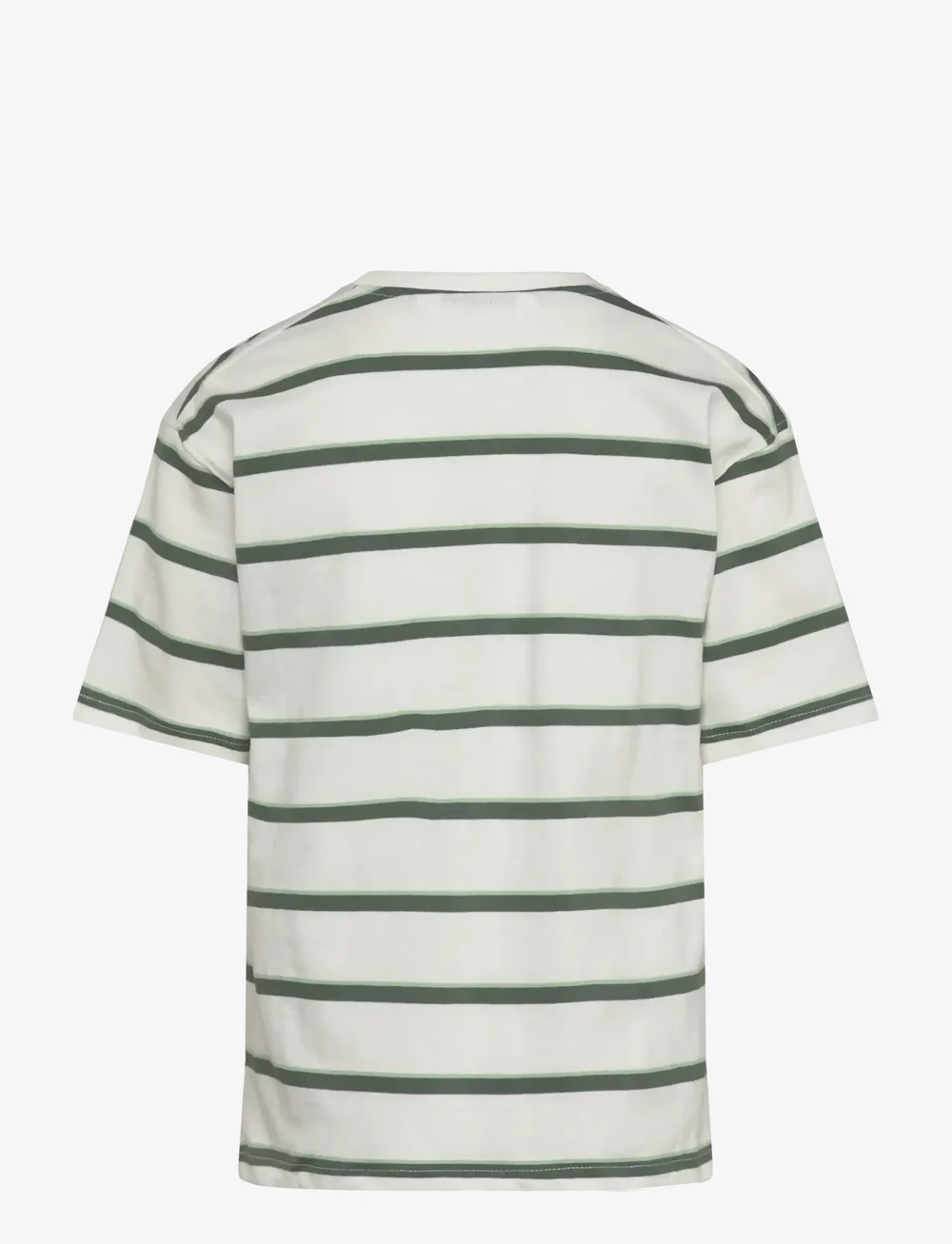 Mango - Striped short-sleeved t-shirt - kurzärmelige - green - 1