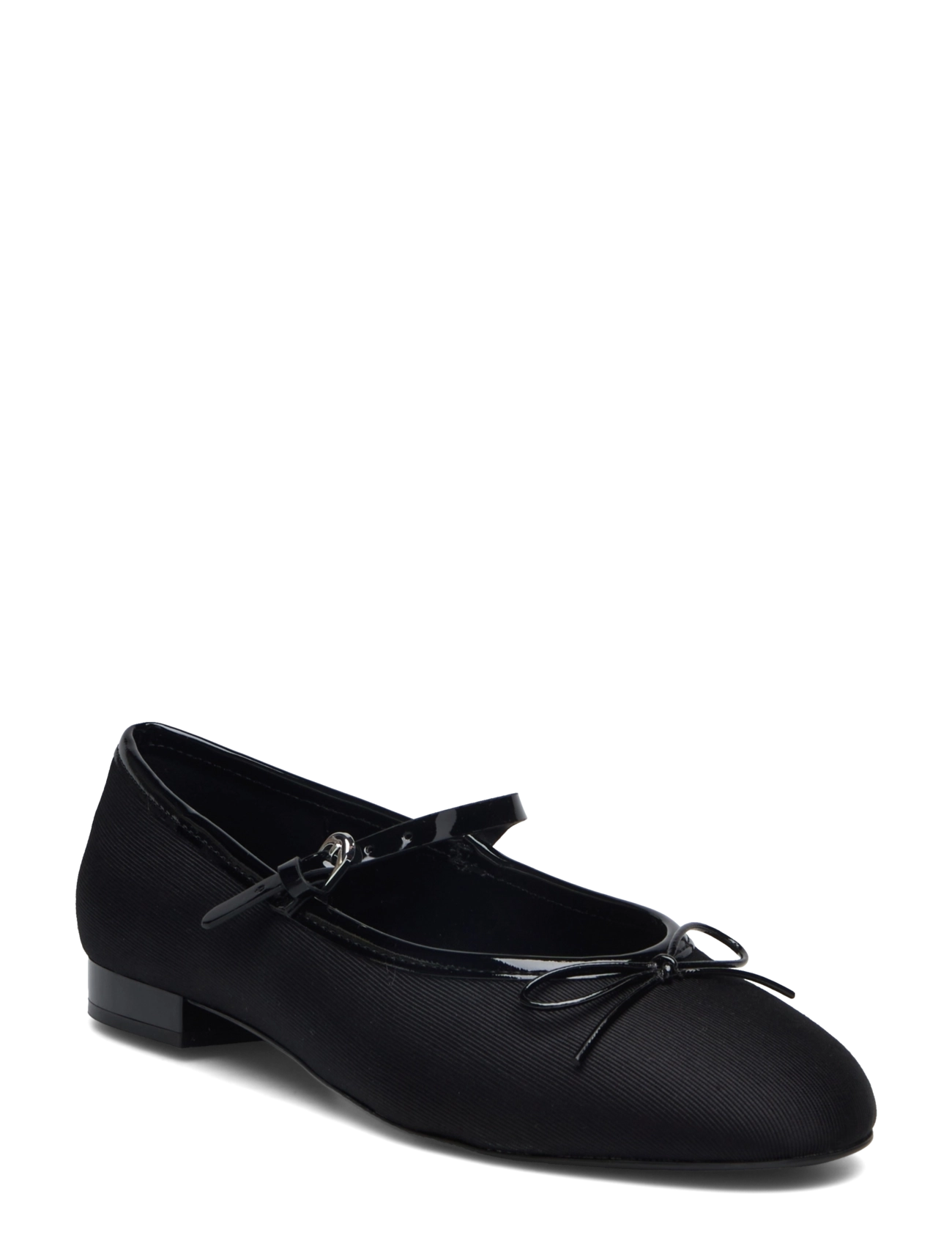 Mango Ballerinas with strip and bow detail - Kampagne - BLACK / black