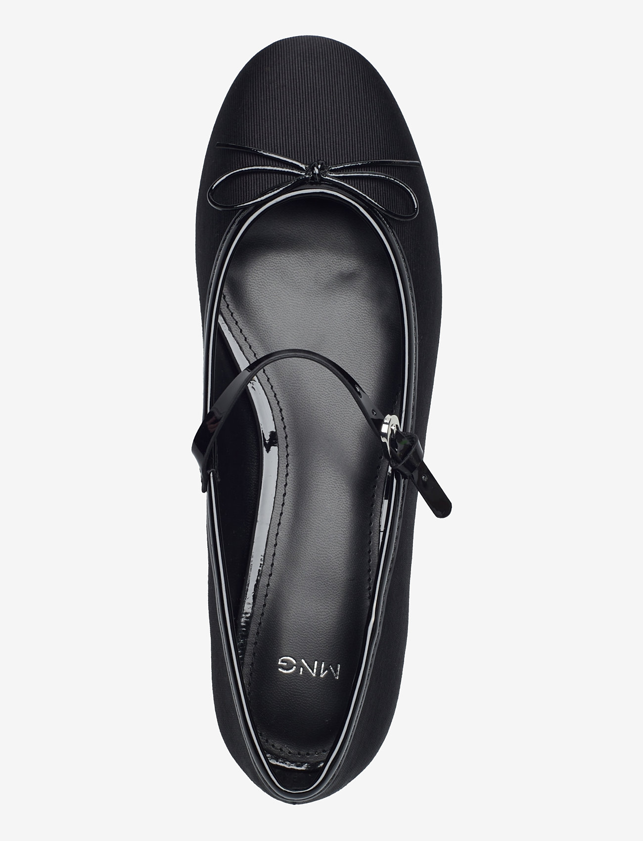 Mango - Ballerinas with strip and bow detail - konfirmation - black - 3