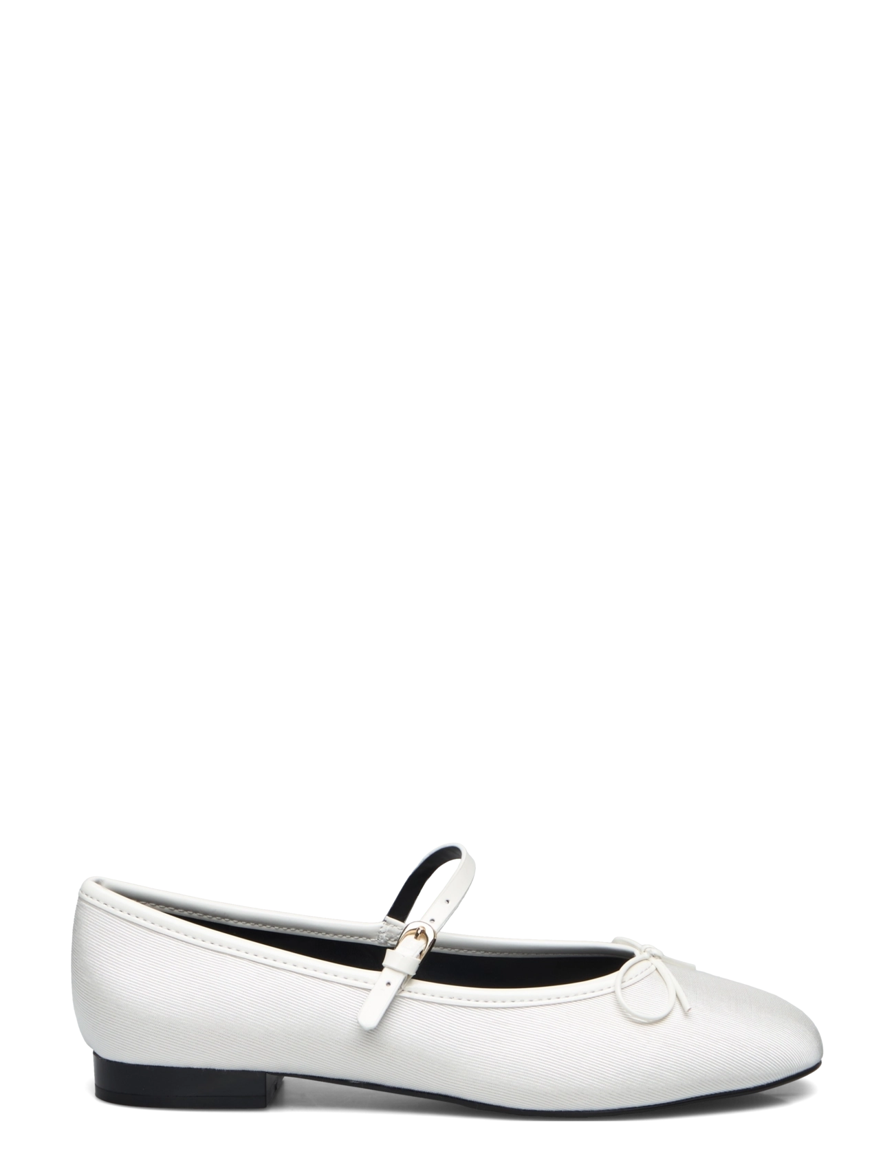 Mango - Ballerinas with strip and bow detail - kvinnor - white - 1