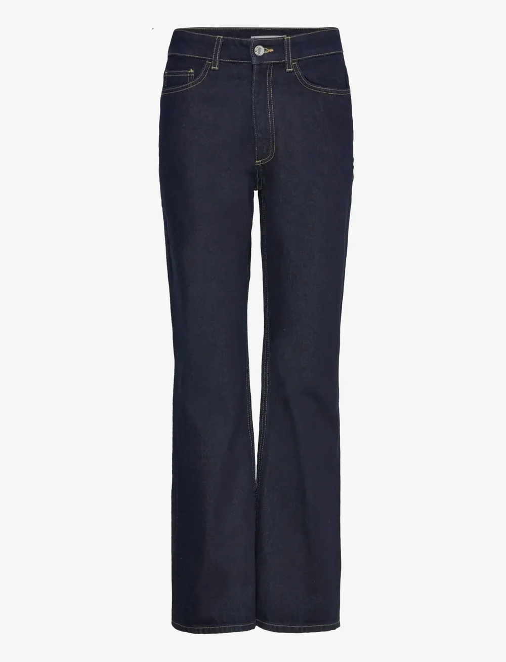 Mango - High-waisted straight-fit rinse-wash jeans - raka jeans - open blue - 1