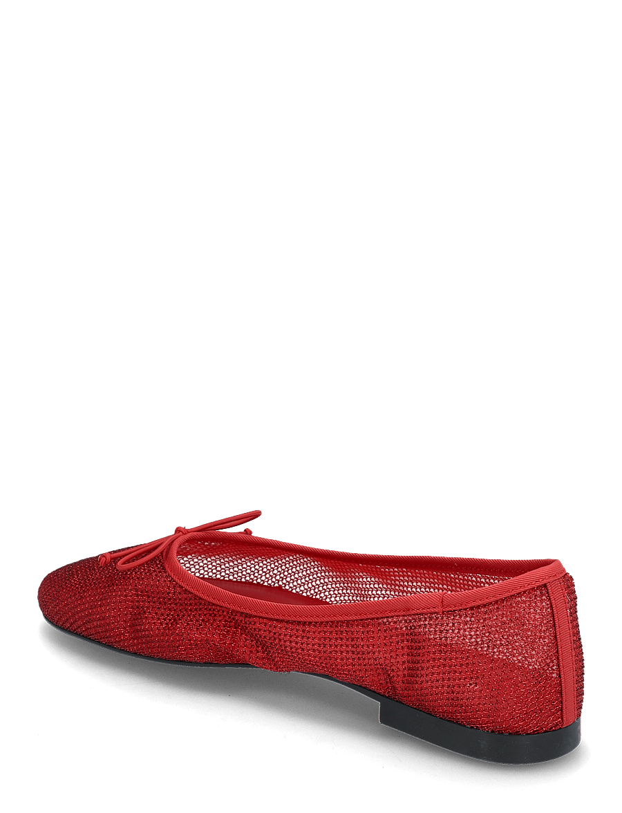 Mango - Mesh ballerina flats with bow - særlige begivenheder - red - 2