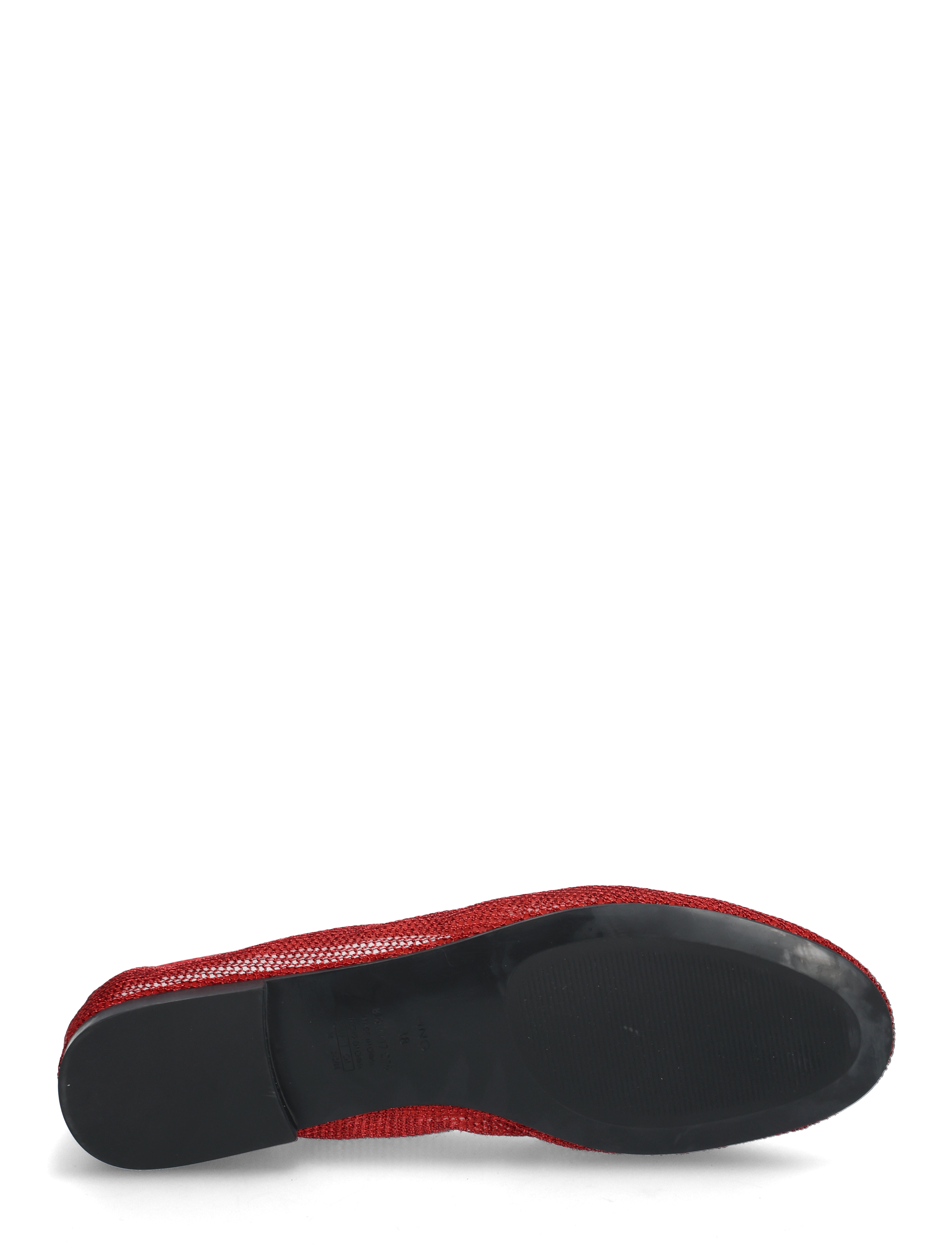 Mango - Mesh ballerina flats with bow - red - 4